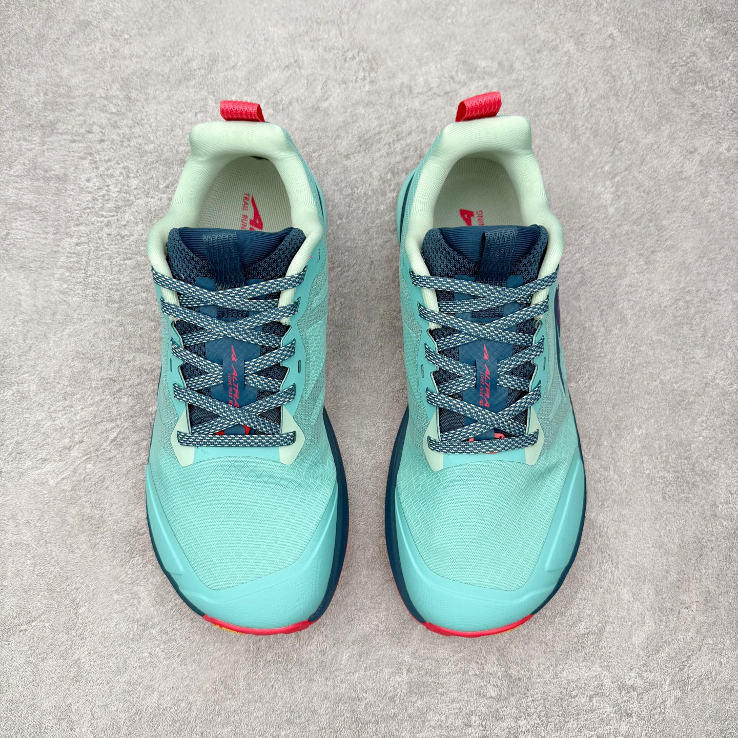 ＃ Altra Lone Peak 9+ Teal Bright Red 奥创孤峰9+专业越野跑鞋 Vi