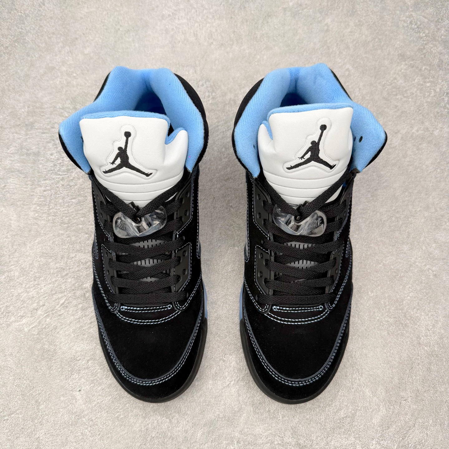 ＃纯原 Air Jordan AJ5 OG 黑北卡蓝 DD0587-008 SZ原厂全套原楦原纸板磨具开