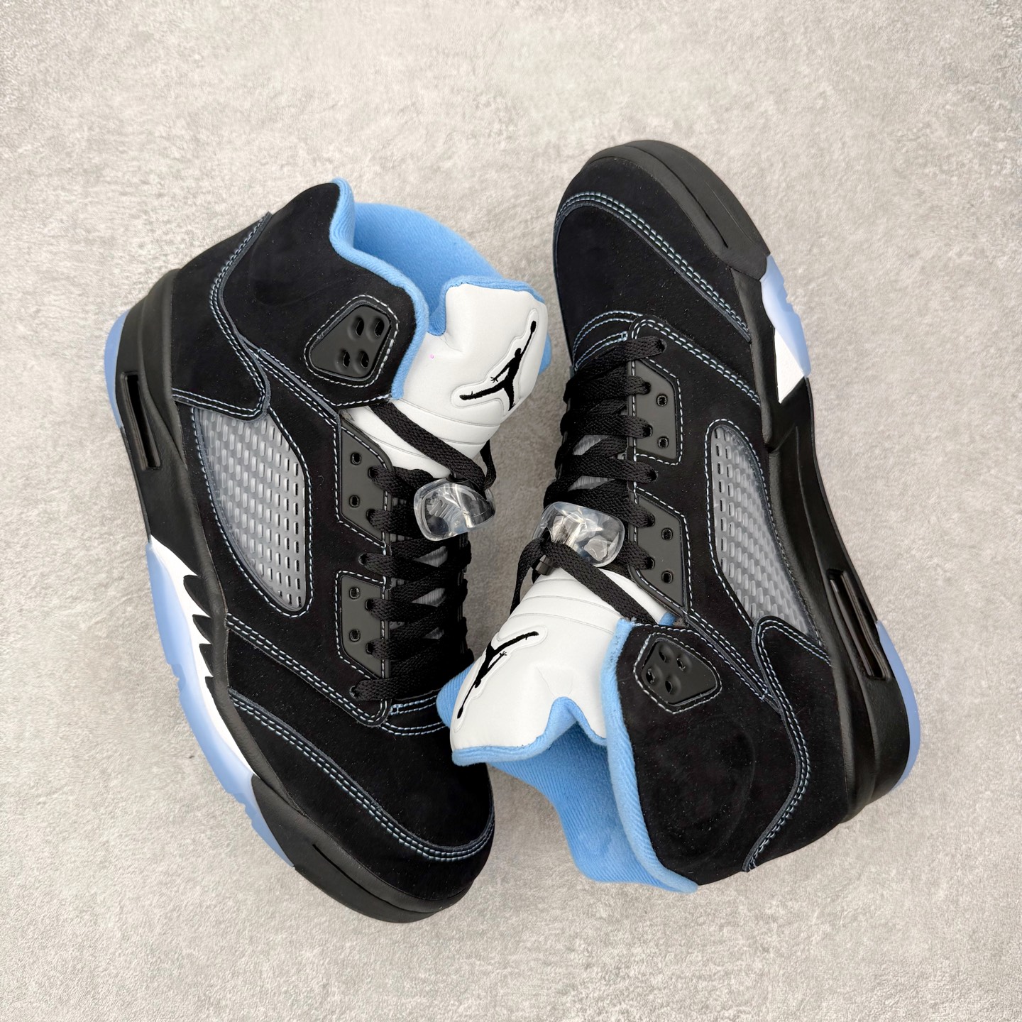 ＃纯原 Air Jordan AJ5 OG 黑北卡蓝 DD0587-008 SZ原厂全套原楦原纸板磨具开