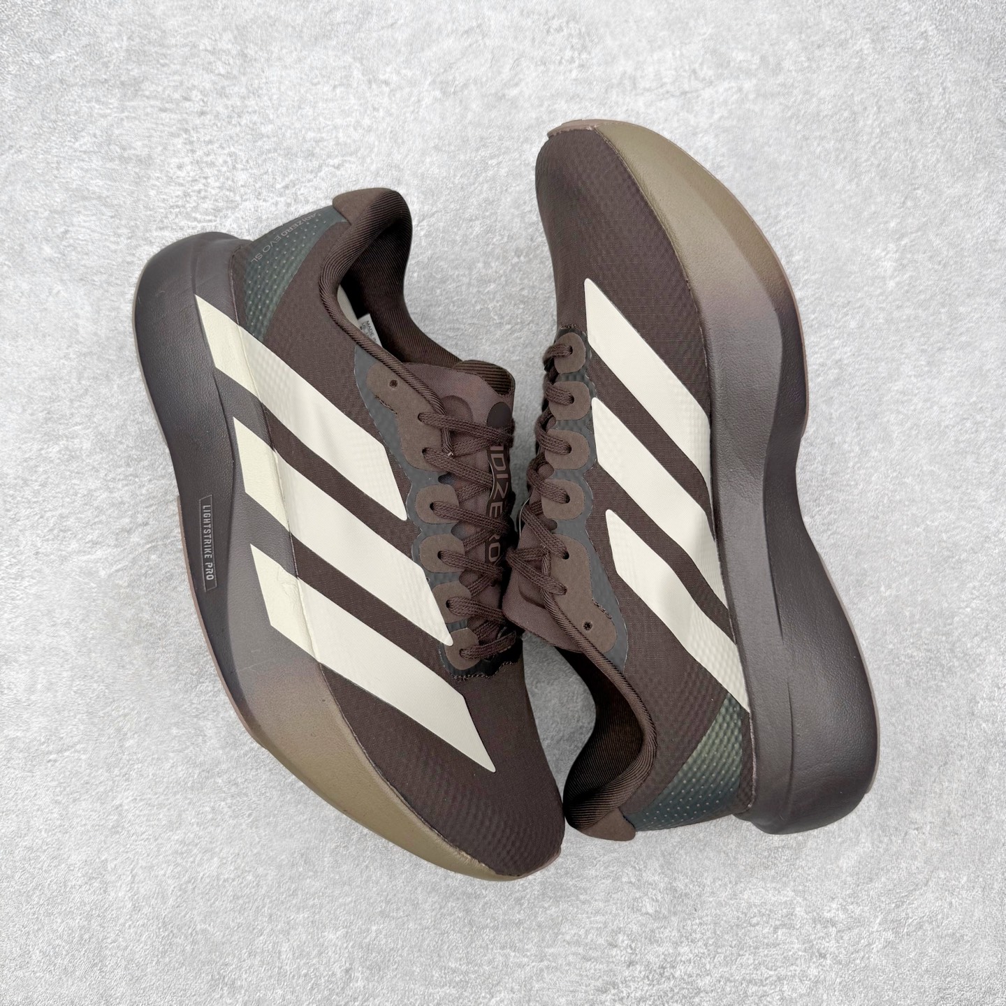 adidas Adizero Evo SL Aurora Coffee 极光咖啡色超轻专业竞技跑鞋 KI