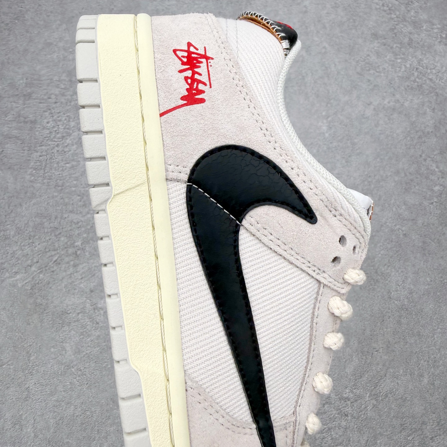 ＃纯原 Stussy x NK DUNK SB Low 斯图西联名倒钩白黑 DD9776-068 独家原