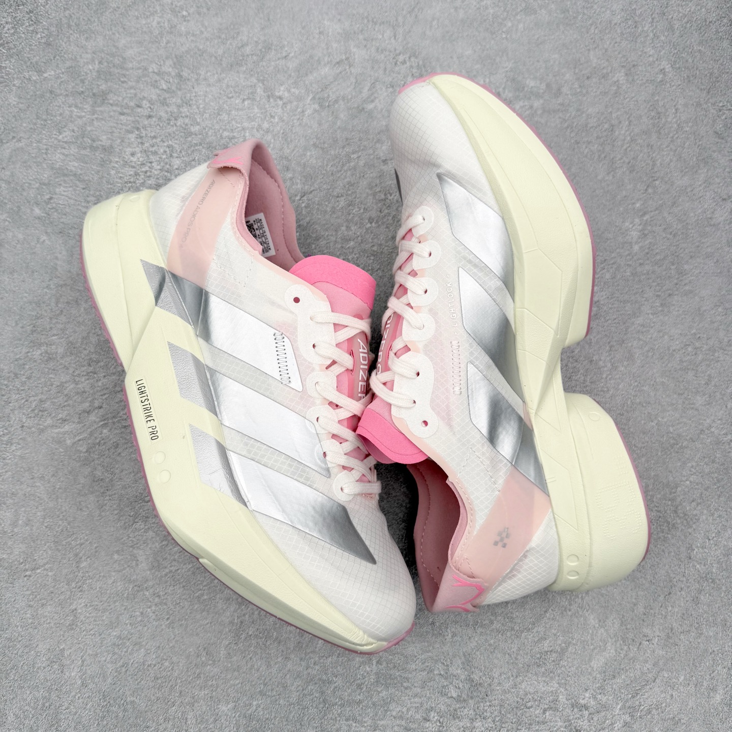 AD Adizero Adios Pro 4 马拉松竞速专业跑鞋 JQ4445 CELERMESH针织网