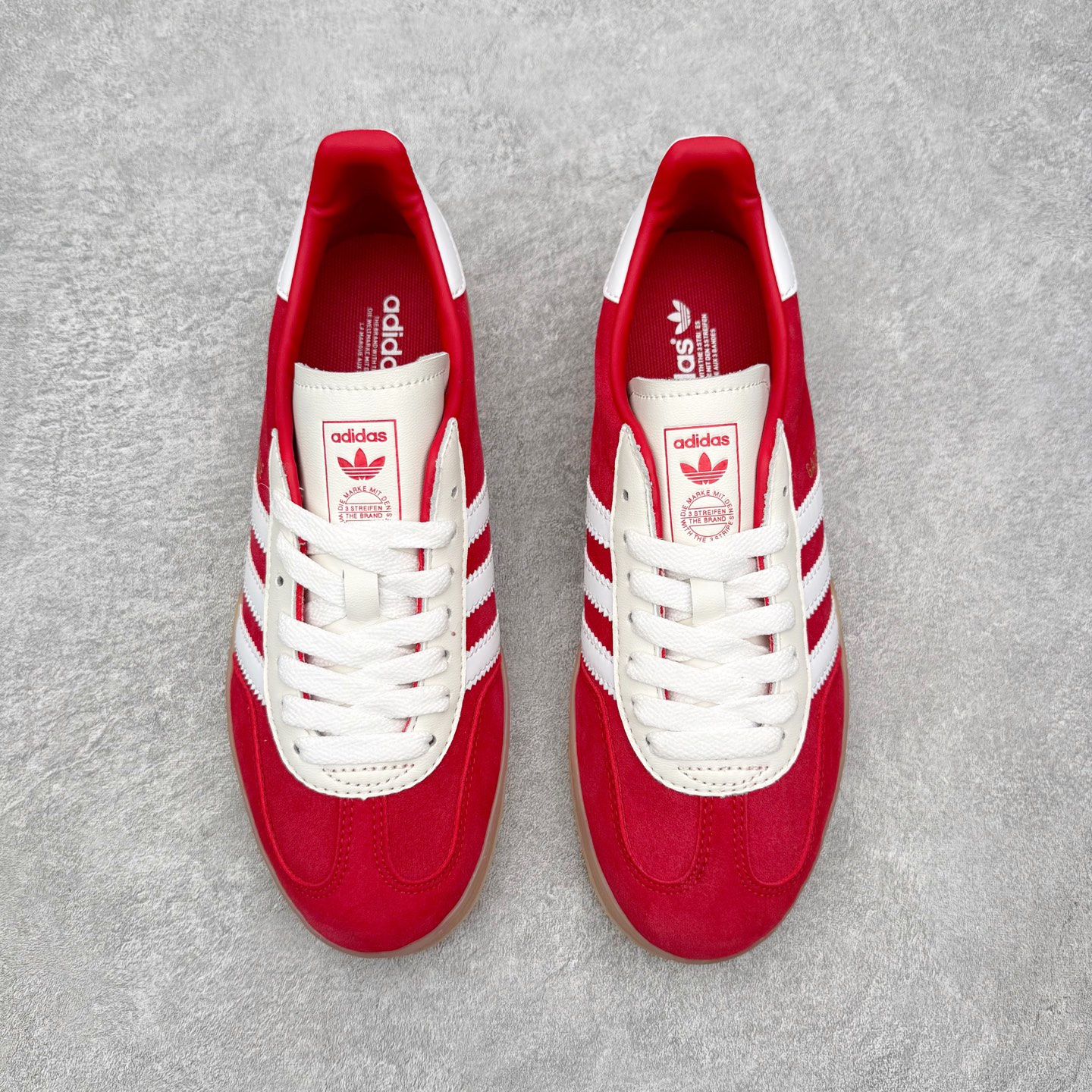 图片[2]-AD Gazelle Indoor Trainers 羚羊内训系列低帮复古百搭休闲运动德训风板鞋 IH9652 90年代经典的复刻版！自60年代以足球训练鞋面世以来,Gazelle就以其经典设计席卷全球。1991年版本的复刻,再造经典Gazelle。采用皮革打造,搭配浊色细节,让这款经典更加简约。尺码：36 36⅔ 37⅓ 38 38⅔ 39⅓ 40 40⅔ 41⅓ 42 42⅔ 43⅓ 44⅓ 44⅔ 45-选品中心