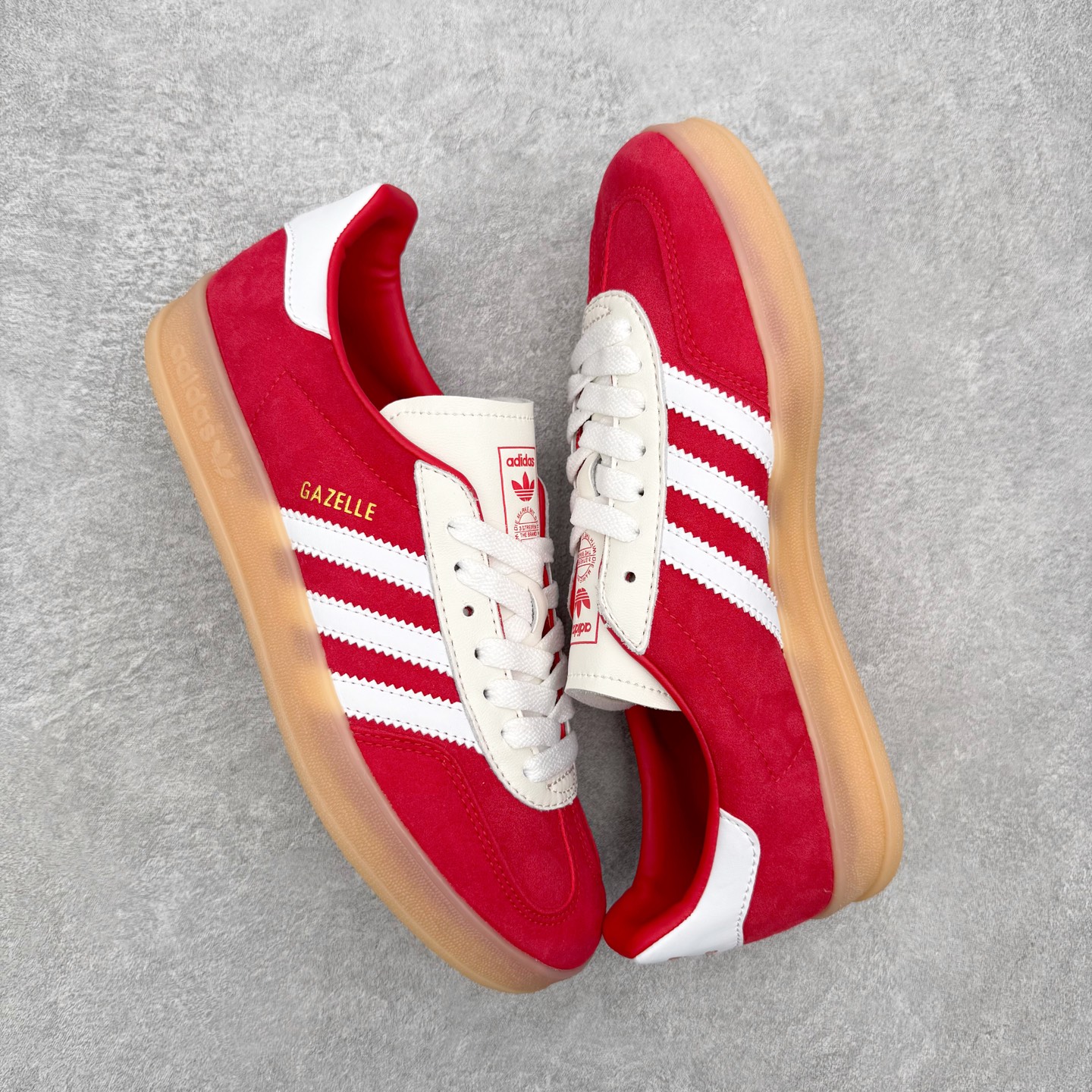 图片[3]-AD Gazelle Indoor Trainers 羚羊内训系列低帮复古百搭休闲运动德训风板鞋 IH9652 90年代经典的复刻版！自60年代以足球训练鞋面世以来,Gazelle就以其经典设计席卷全球。1991年版本的复刻,再造经典Gazelle。采用皮革打造,搭配浊色细节,让这款经典更加简约。尺码：36 36⅔ 37⅓ 38 38⅔ 39⅓ 40 40⅔ 41⅓ 42 42⅔ 43⅓ 44⅓ 44⅔ 45-选品中心