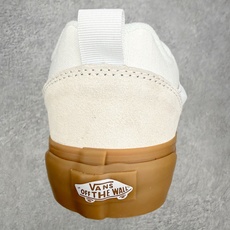 Vans Knu Skool 米白生胶万斯低帮复古休闲胖胖面包鞋肥胖版大LOGO原版全皮猪八面料货号:V Vans Knu Skool 米白生胶万斯低帮复古休闲胖胖面包鞋肥胖版大LOGO原版全皮猪八面料货号:V