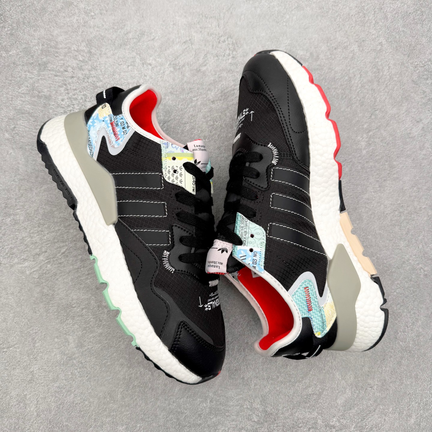AD originals Nite Jogger Pride 夜行者减震耐磨低帮反光复古休闲百搭运动跑鞋