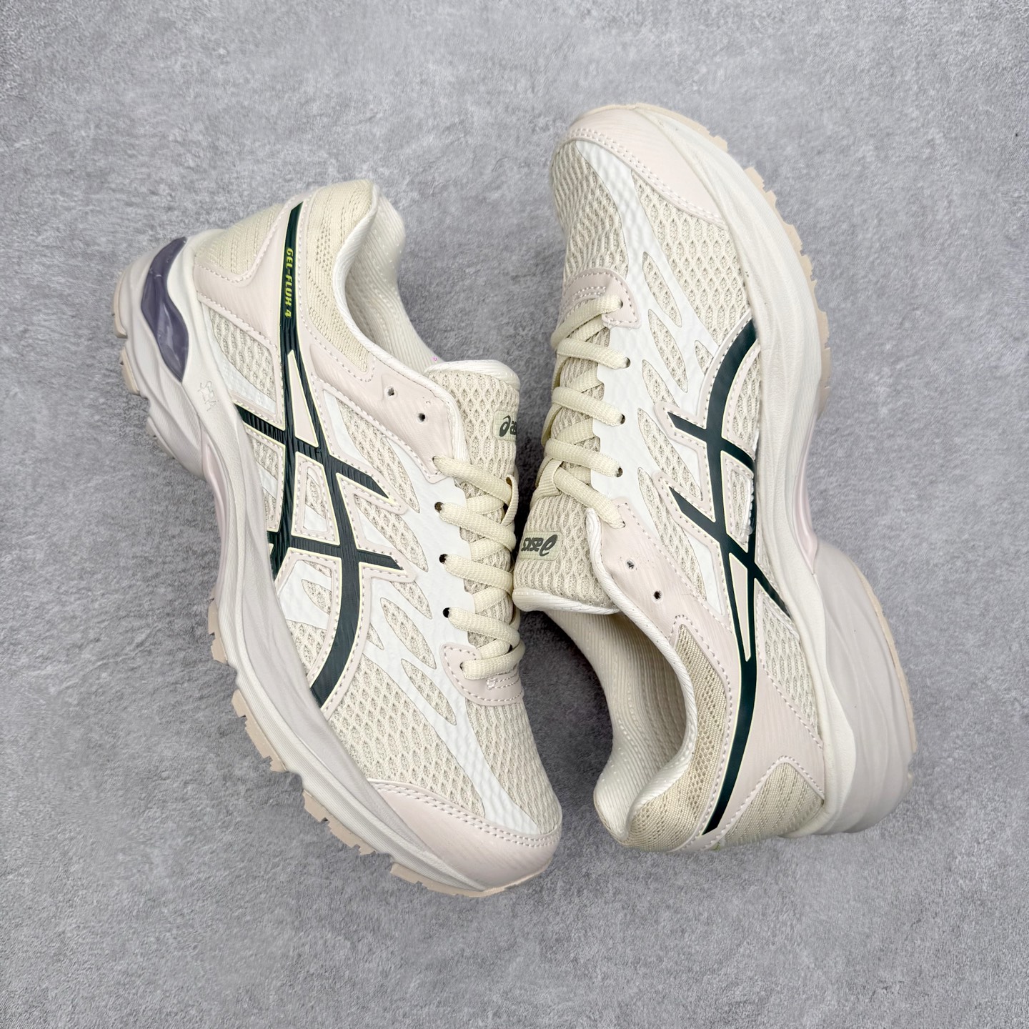 ＃XN Asics Gel-Flux 4代 亚瑟士GF4超轻量复古缓震运动慢跑鞋 采用网织布双密度鞋面材