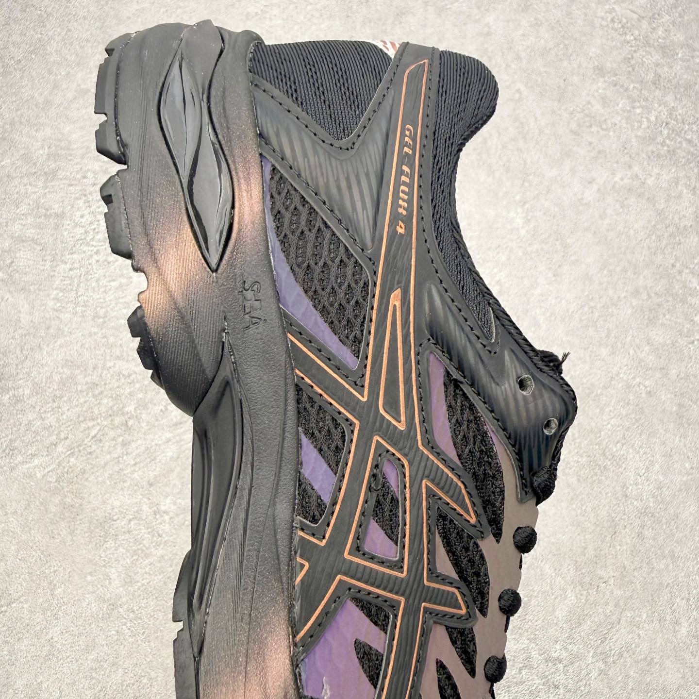 ＃XN Asics Gel-Flux 4代 亚瑟士GF4超轻量复古缓震运动慢跑鞋 采用网织布双密度鞋面材