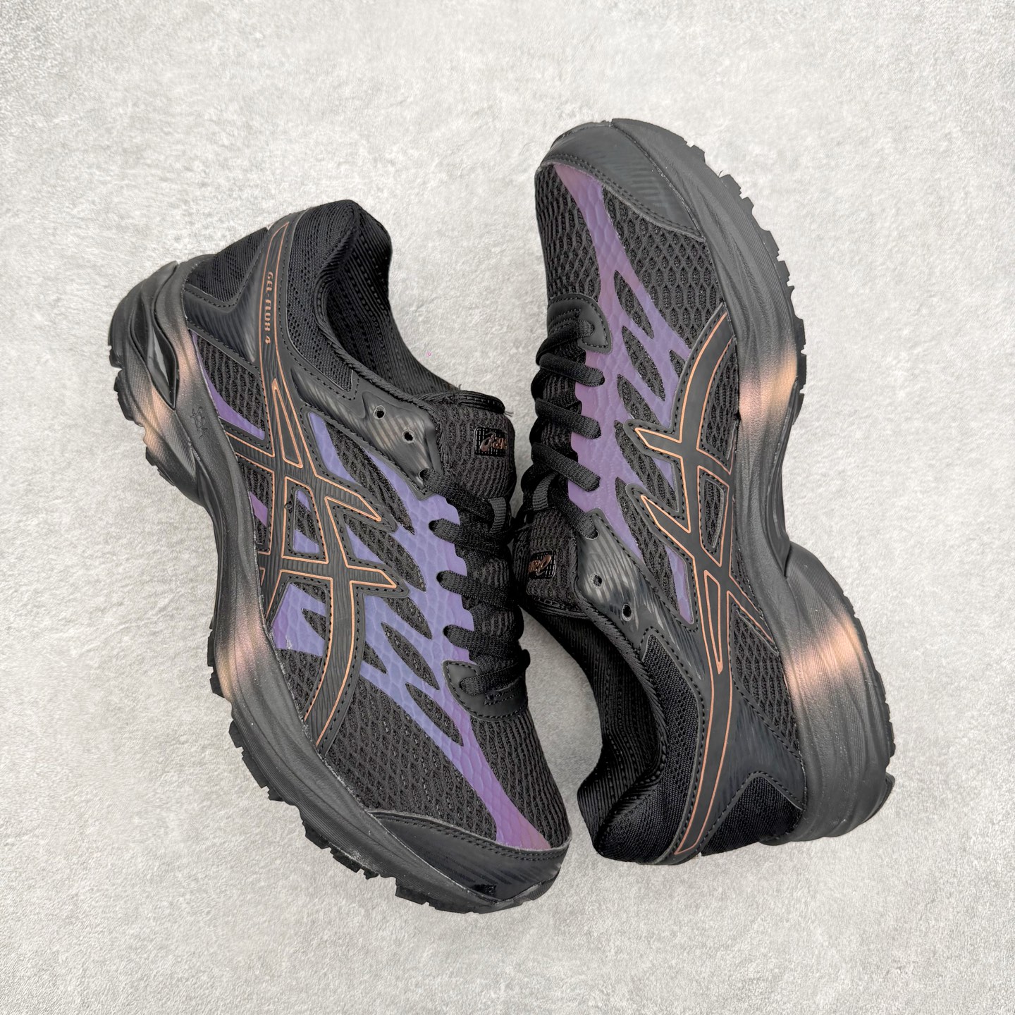 ＃XN Asics Gel-Flux 4代 亚瑟士GF4超轻量复古缓震运动慢跑鞋 采用网织布双密度鞋面材
