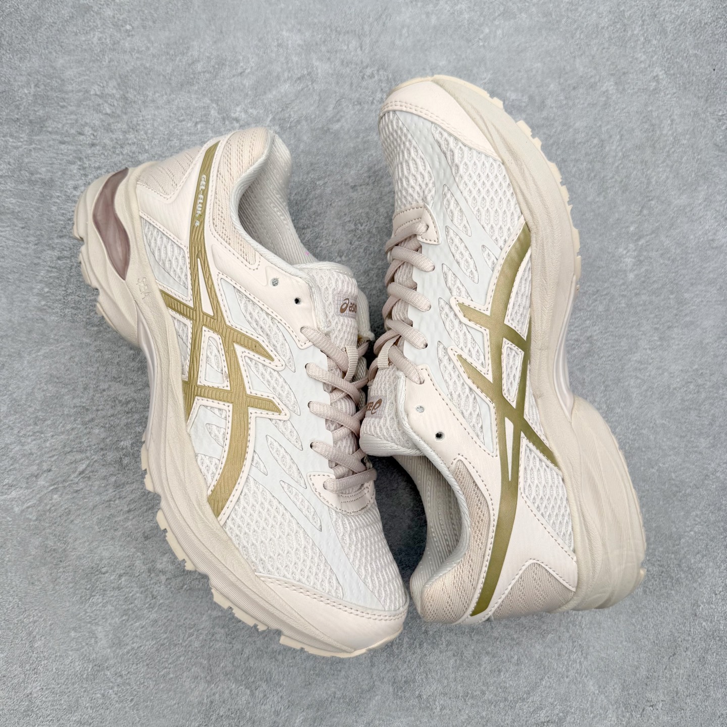 ＃XN Asics Gel-Flux 4代 亚瑟士GF4超轻量复古缓震运动慢跑鞋 采用网织布双密度鞋面材