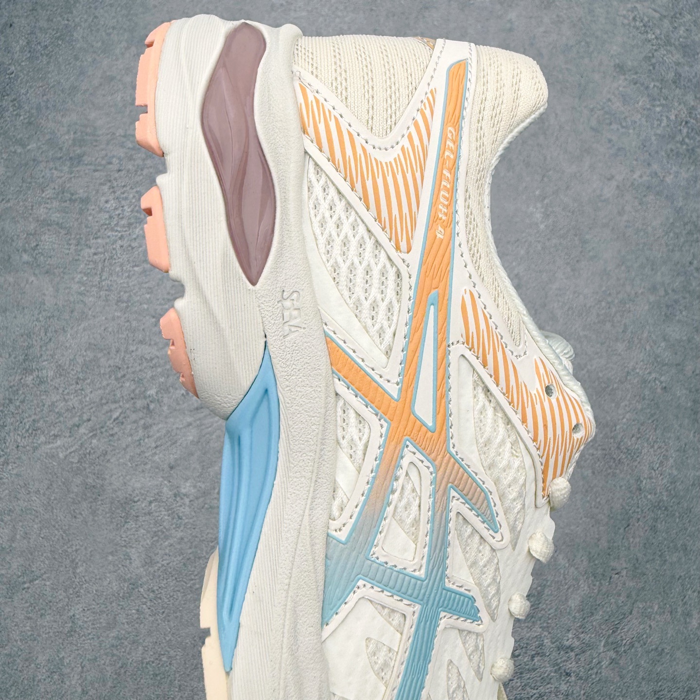 ＃XN Asics Gel-Flux 4代 亚瑟士GF4超轻量复古缓震运动慢跑鞋 采用网织布双密度鞋面材