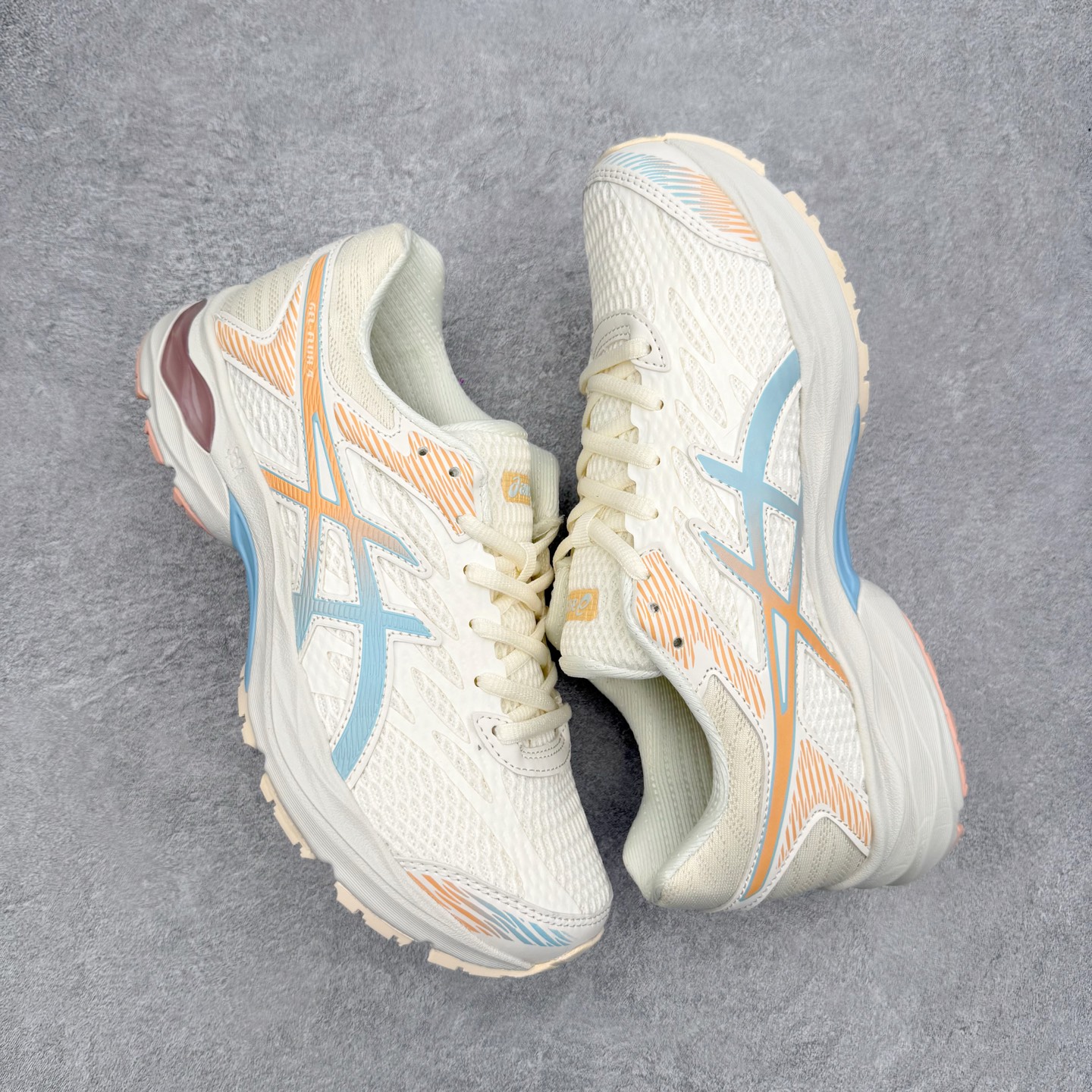 ＃XN Asics Gel-Flux 4代 亚瑟士GF4超轻量复古缓震运动慢跑鞋 采用网织布双密度鞋面材