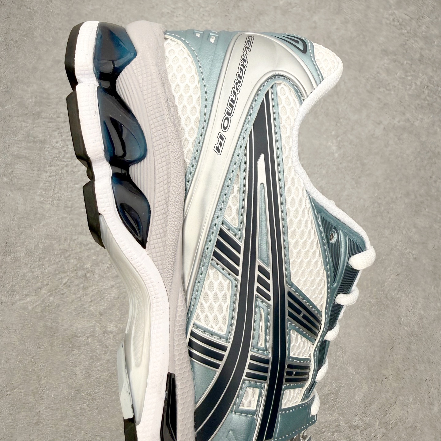 Asics Gel-Kayano K14 亚瑟士系列复古舒适织物合成革减震防滑耐磨低帮休闲跑步鞋 市场顶
