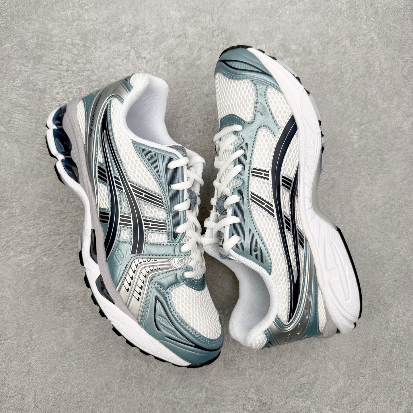 Asics Gel-Kayano K14 亚瑟士系列复古舒适织物合成革减震防滑耐磨低帮休闲跑步鞋 市场顶