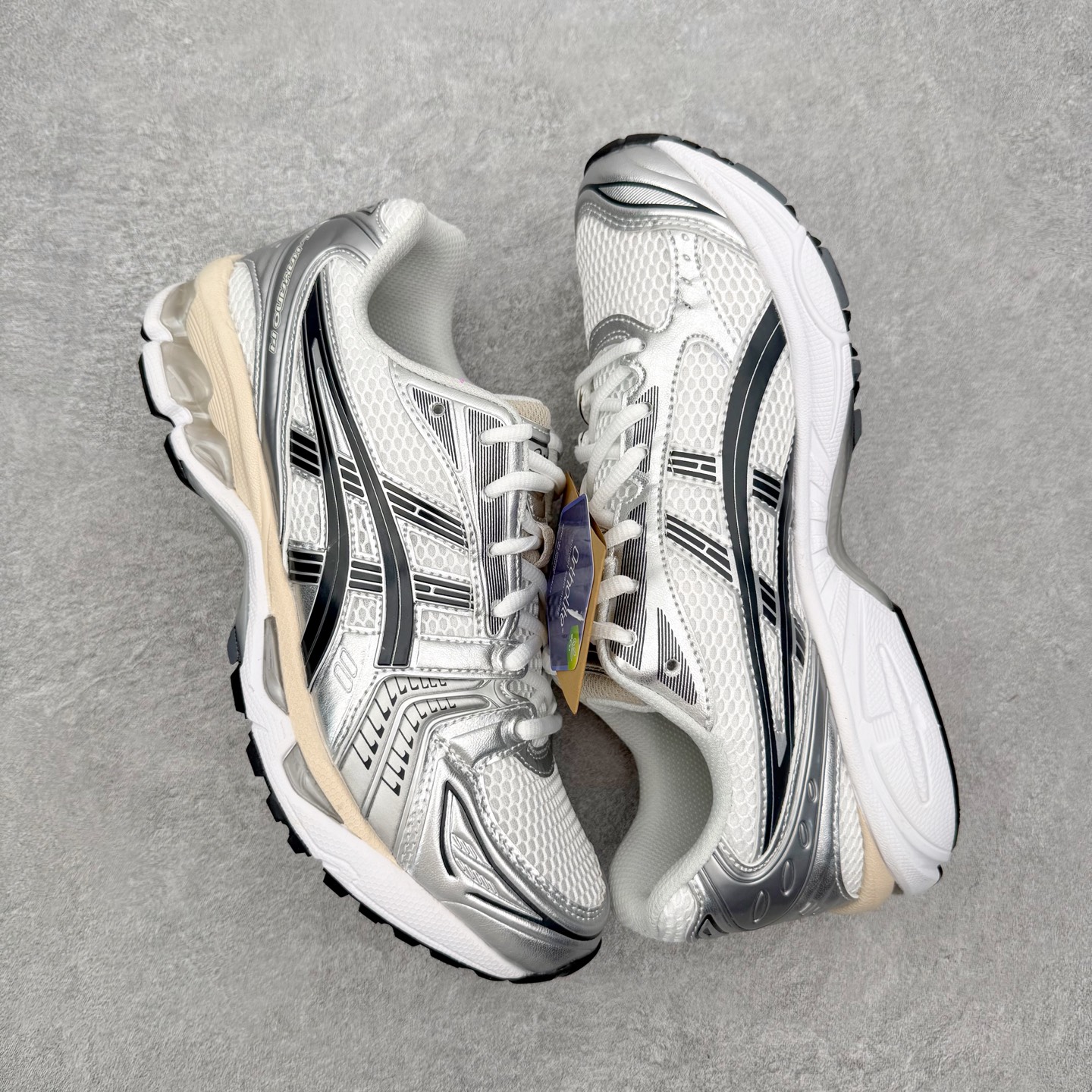 ＃ZC总裁 Asics Gel-Kayano K14 亚瑟士系列复古舒适织物合成革减震防滑耐磨低帮休闲跑