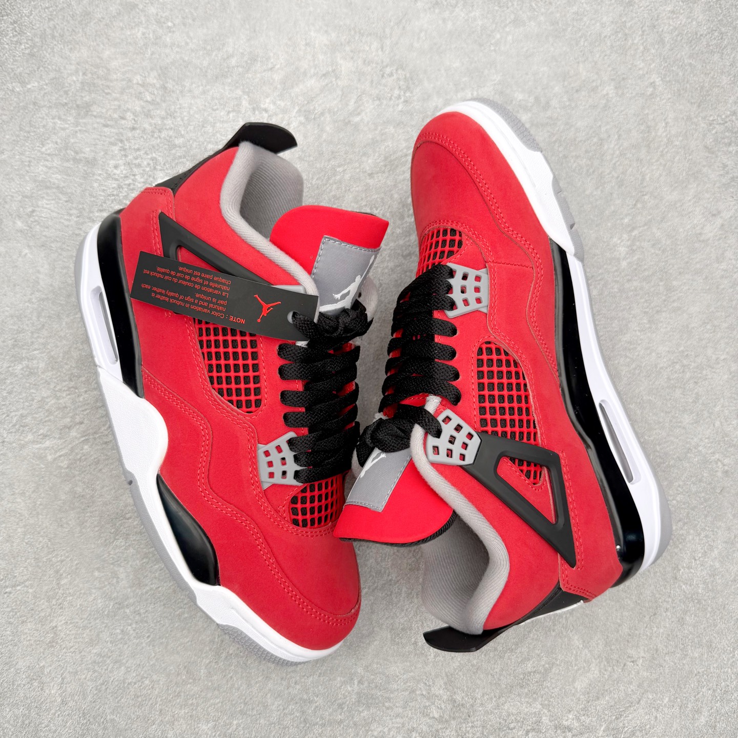 Air Jordan AJ4 Retro 愤怒的公牛 红色 FQ8138-600 原厂头层皮料 全新升级