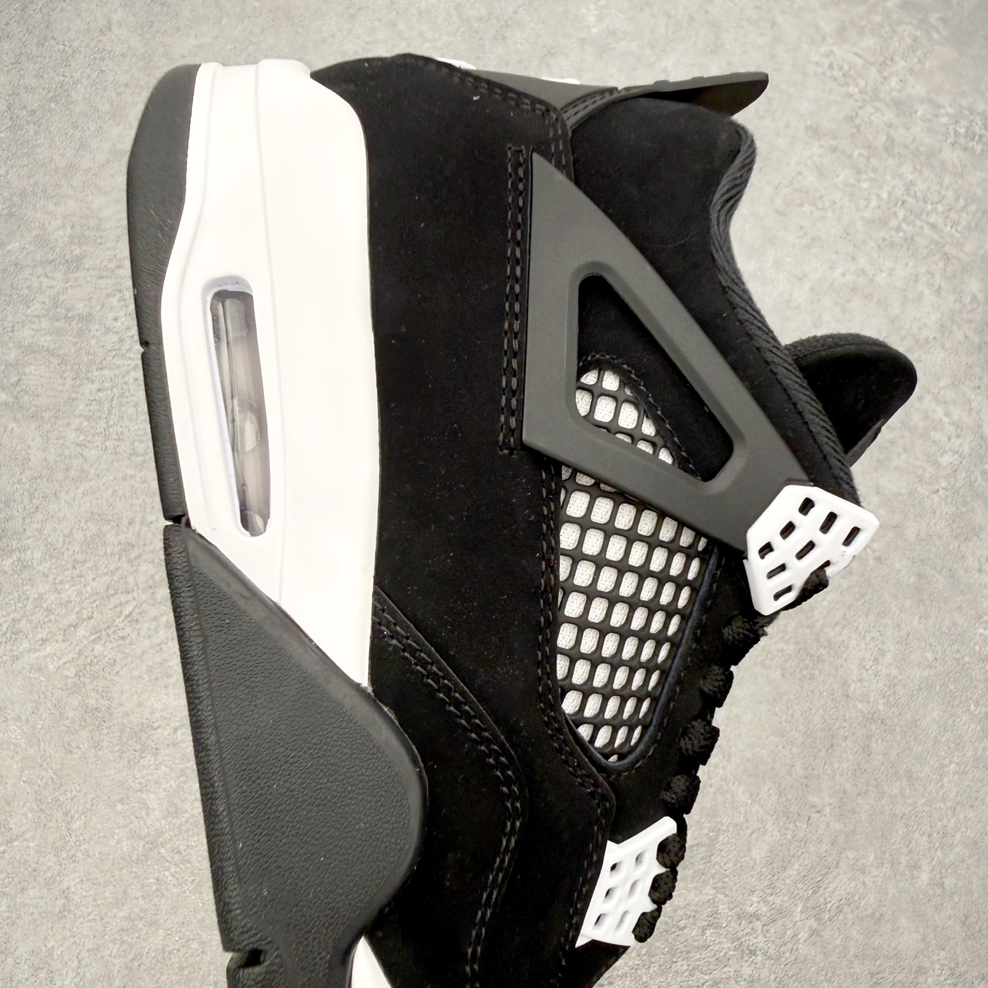 Air Jordan AJ4 Retro 白黑雷公 FQ8138-001 原厂头层皮料 全新升级改良 原