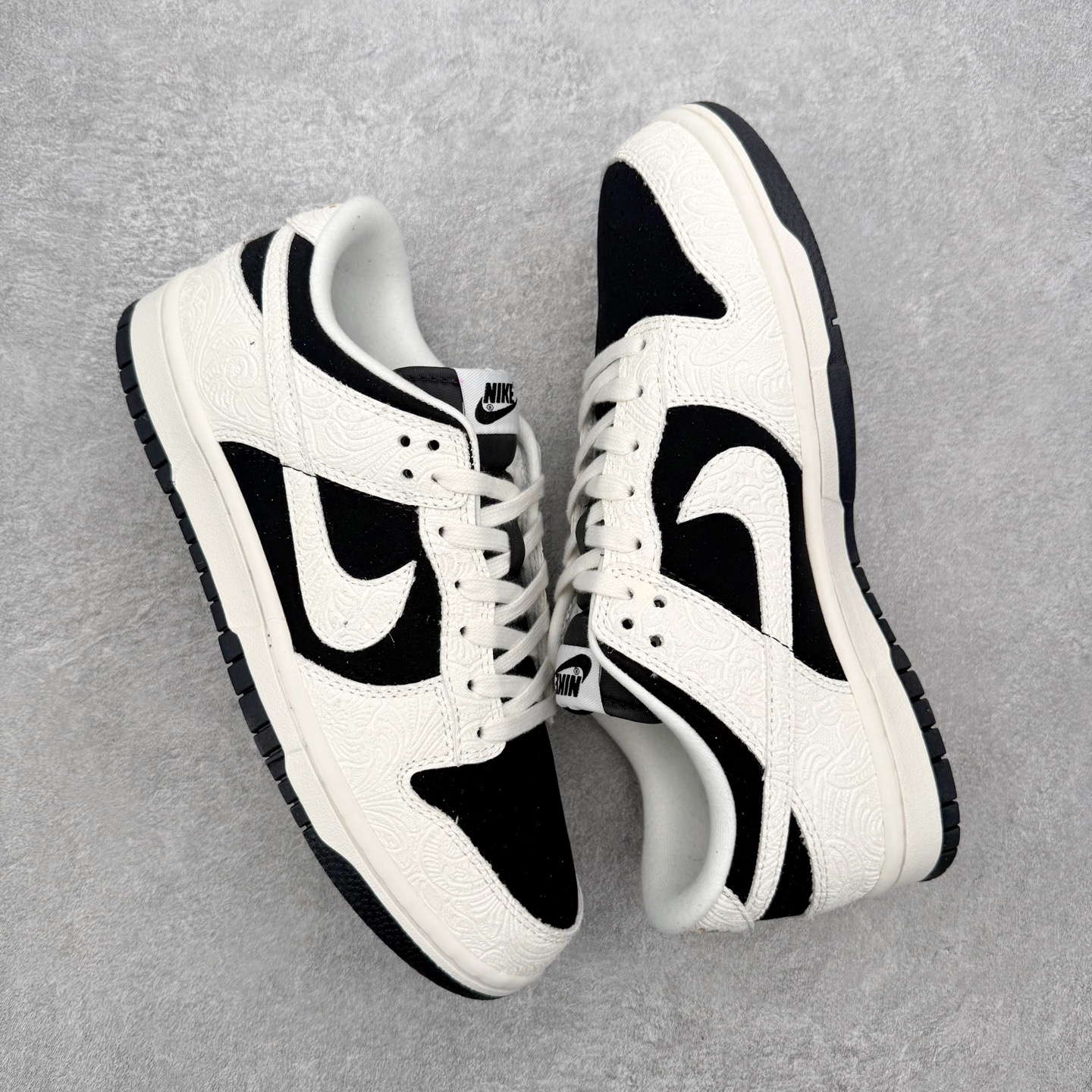 ＃F版 NK Dunk Low 马年限定 白黑浮雕 IF3944-001 实力大厂出品 新配色陆续开发 