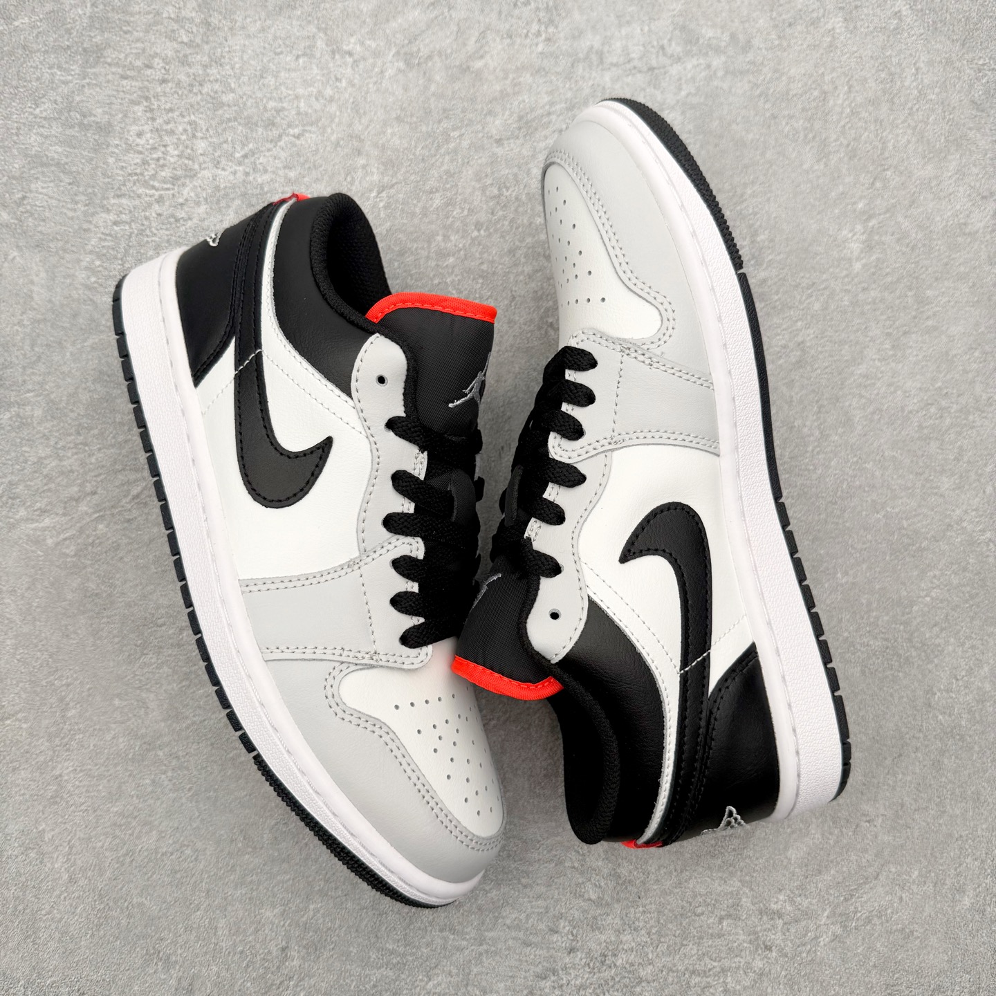 Air Jordan AJ1 Low 低帮 黑灰红 -045 终端优势供应 市面中低帮最具代表性版本没有