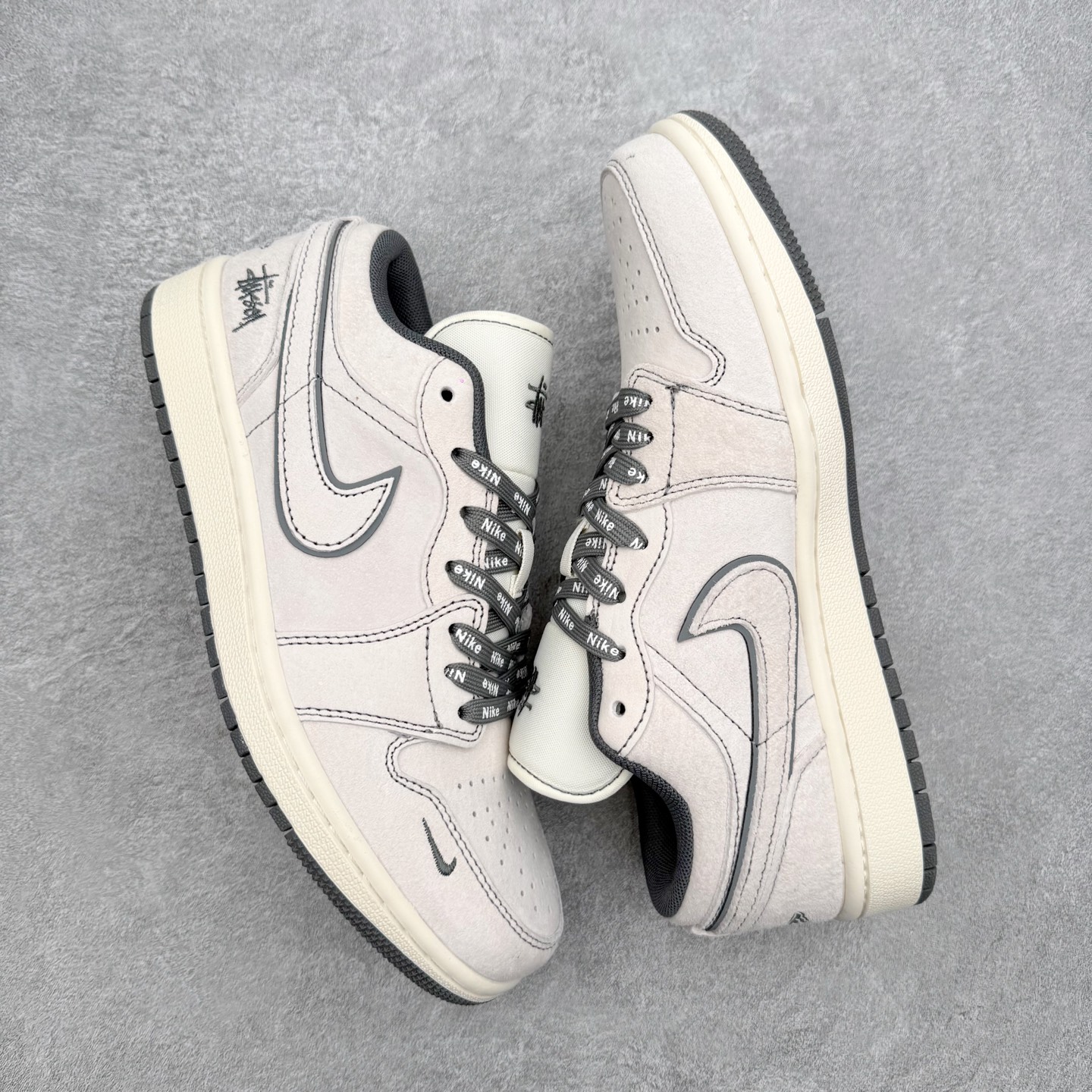 ＃福利特价‼️Air Jordan AJ1 Low 低帮联名定制配色 原厂内置气垫魔块 A模大底 头层小
