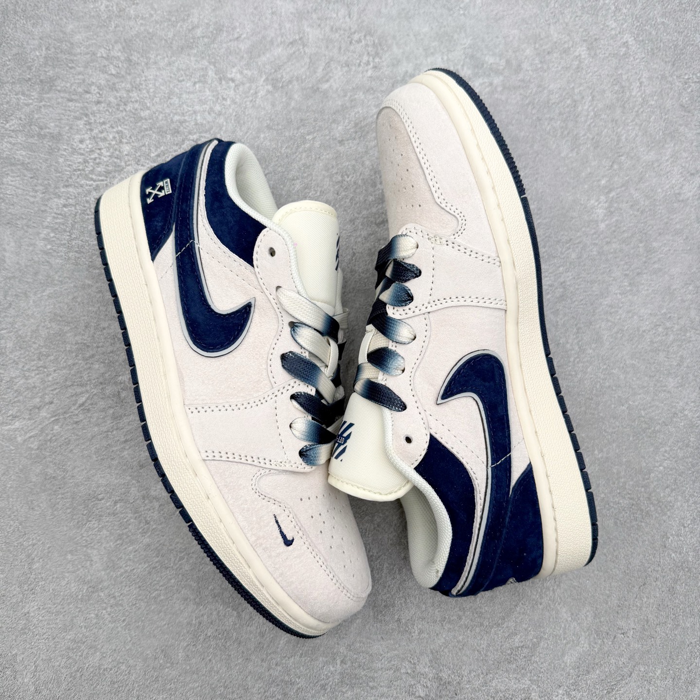 ＃福利特价‼️Air Jordan AJ1 Low 低帮联名定制配色 原厂内置气垫魔块 A模大底 头层小
