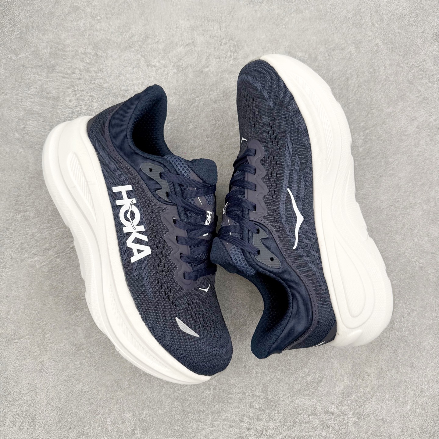HOKA ONE ONE Bondi 9 WIDE 邦迪九代舒适防滑耐磨低帮休闲跑步鞋 HOKA ONE