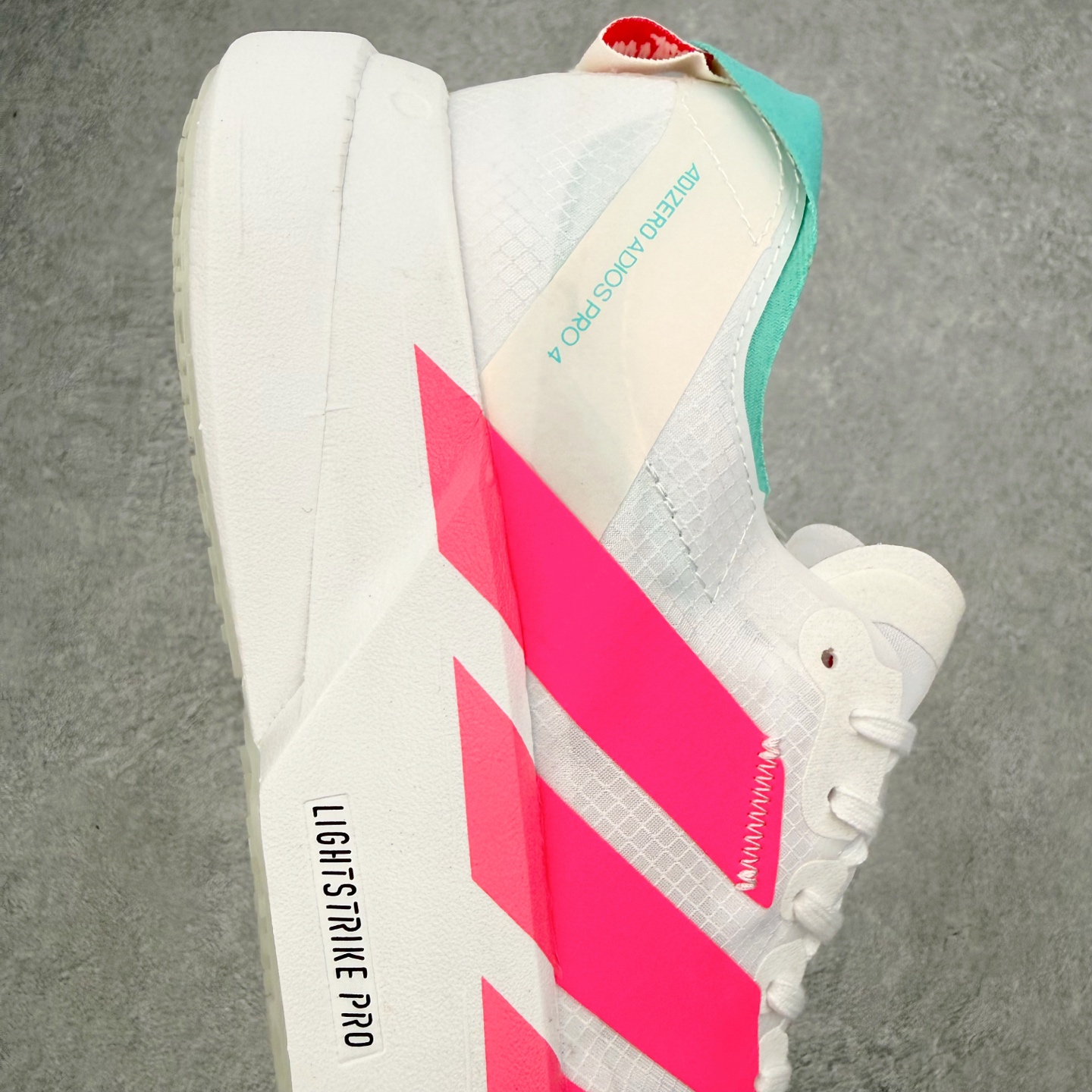 AD Adizero ADIOS 4 M 马拉松竞速专业跑鞋 KJ3873 CELERMESH针织网面非