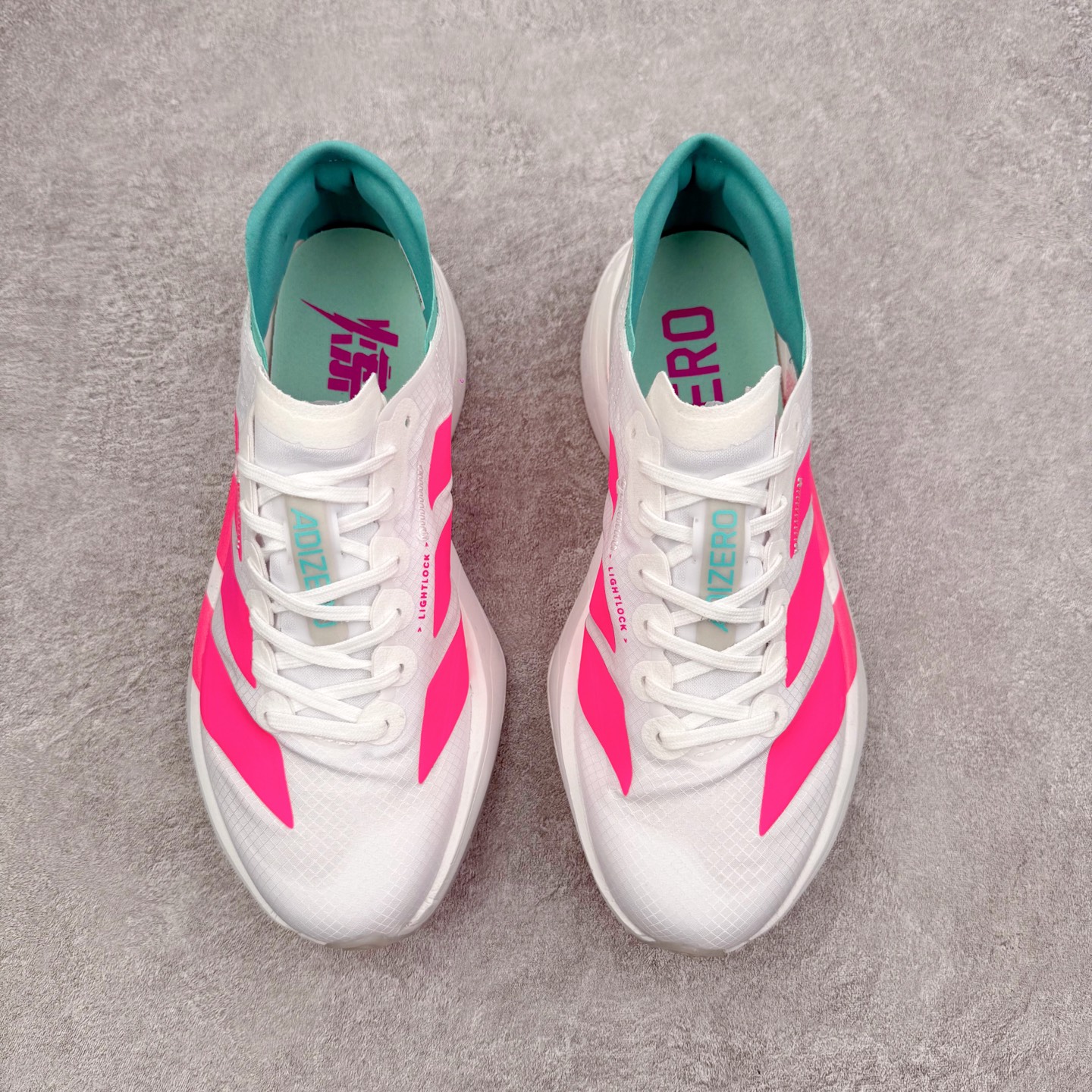 AD Adizero ADIOS 4 M 马拉松竞速专业跑鞋 KJ3873 CELERMESH针织网面非
