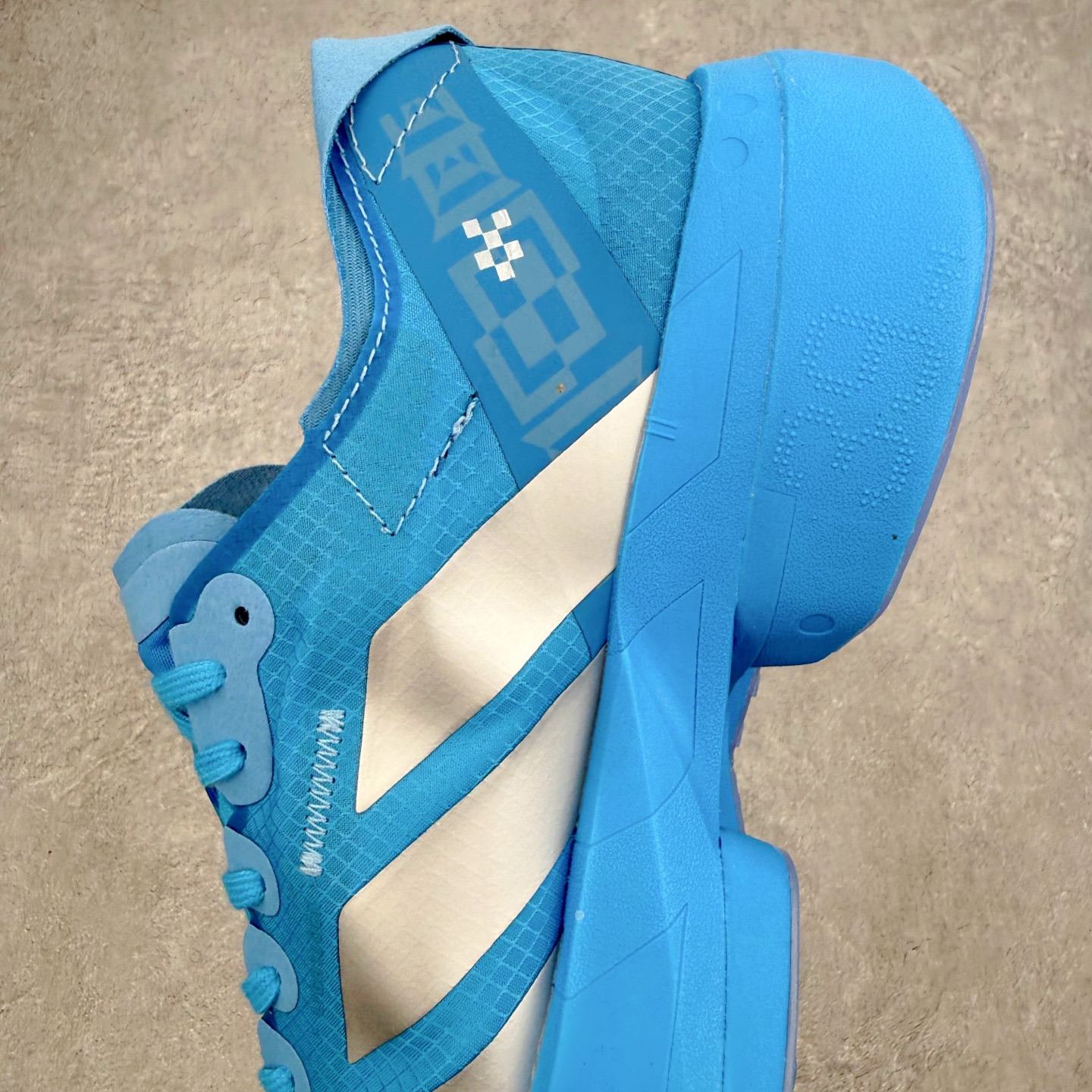 AD Adizero ADIOS 4 M 马拉松竞速专业跑鞋 JR4798 CELERMESH针织网面非