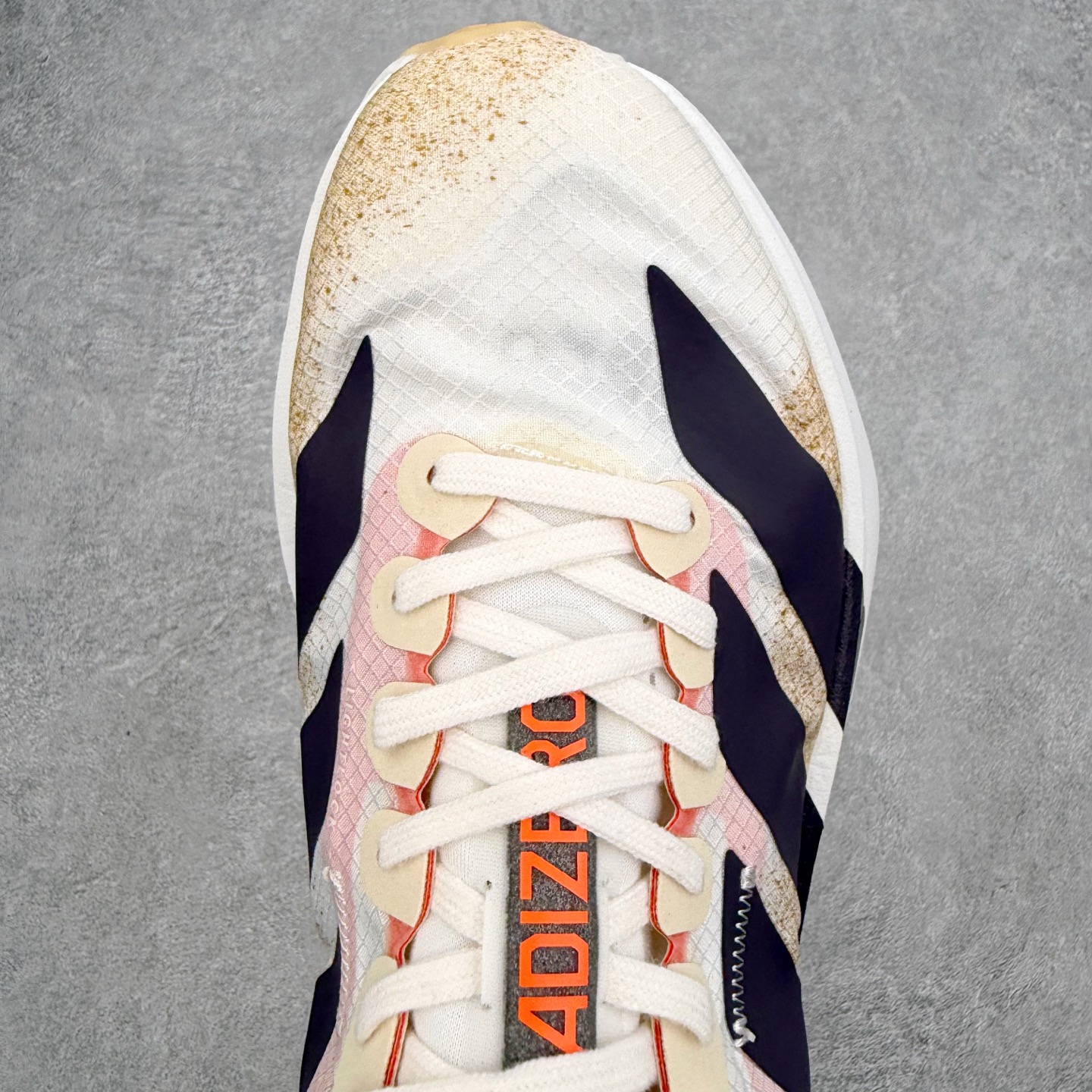 AD Adizero ADIOS 4 M 马拉松竞速专业跑鞋 JR6367 CELERMESH针织网面非