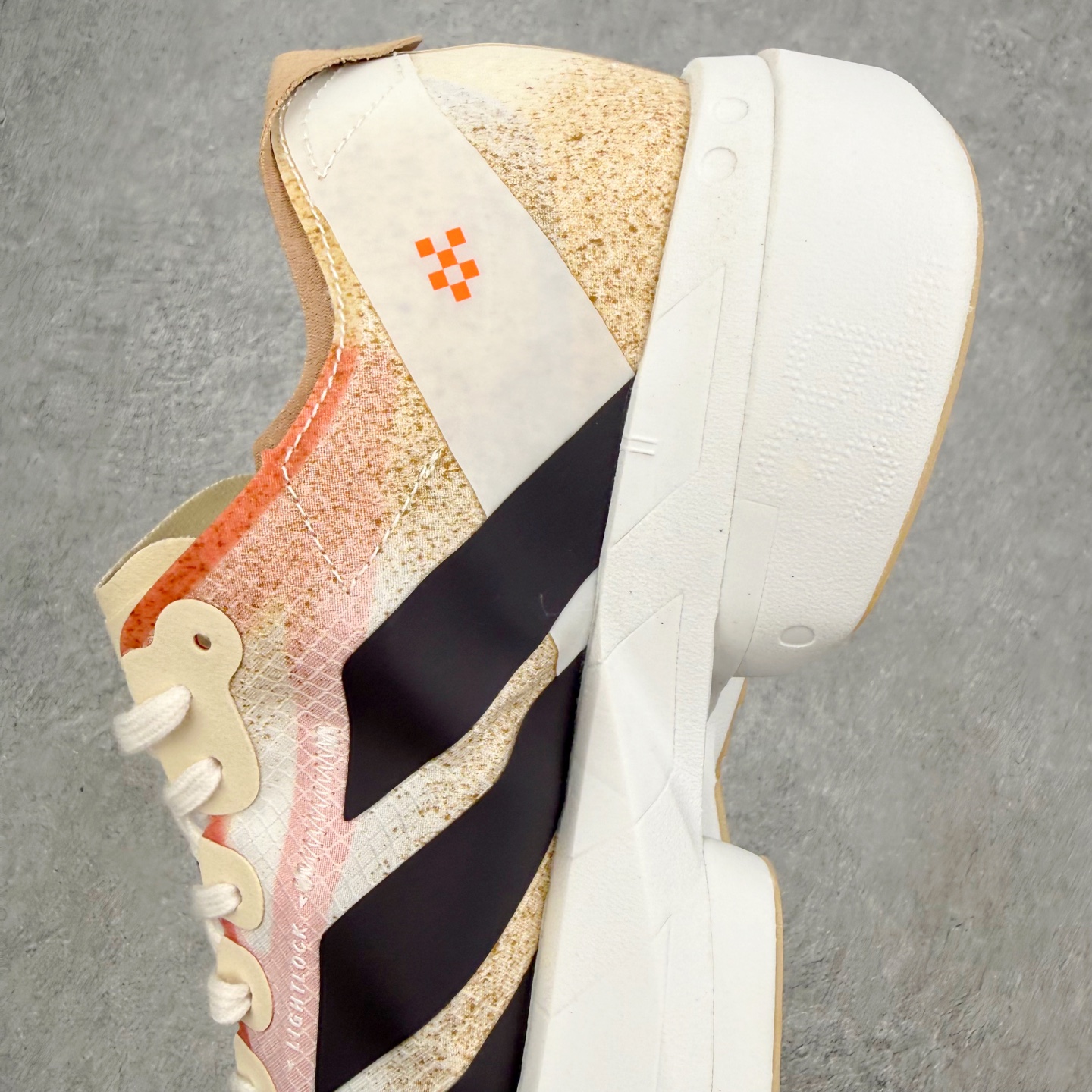 AD Adizero ADIOS 4 M 马拉松竞速专业跑鞋 JR6367 CELERMESH针织网面非