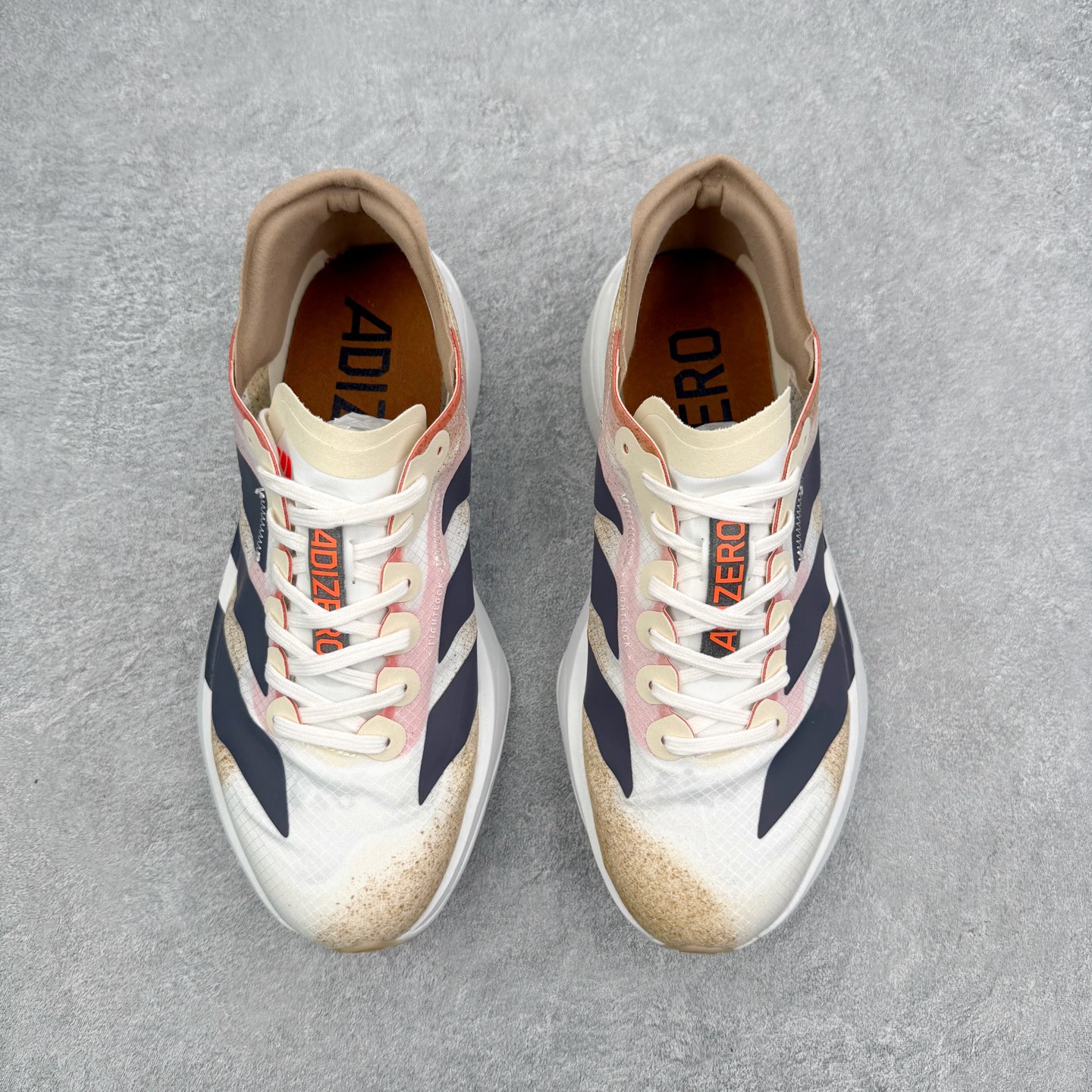 AD Adizero ADIOS 4 M 马拉松竞速专业跑鞋 JR6367 CELERMESH针织网面非
