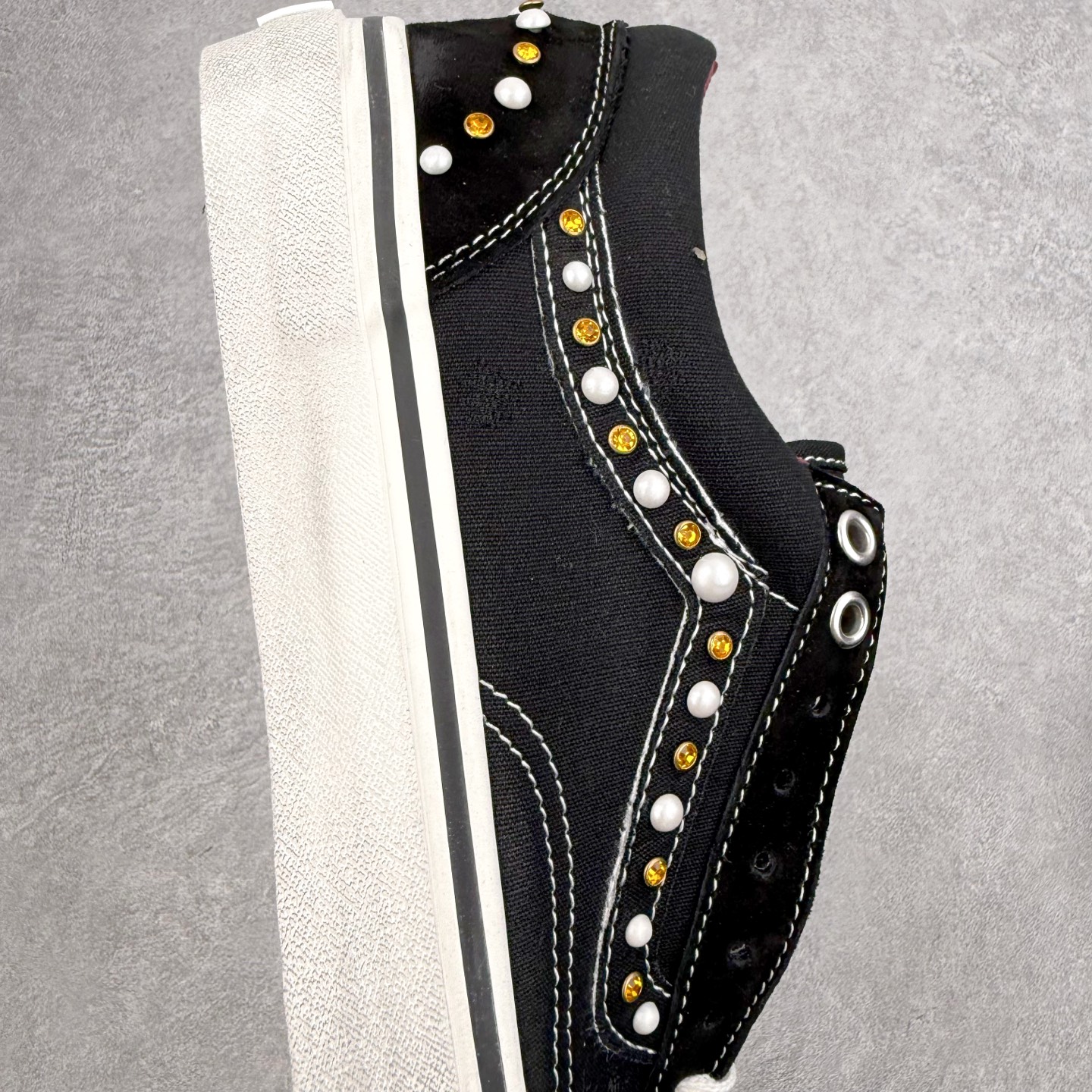 Vans Old Skool 36 Premium Pearlized OTW高端支线 珍珠水钻 做旧复