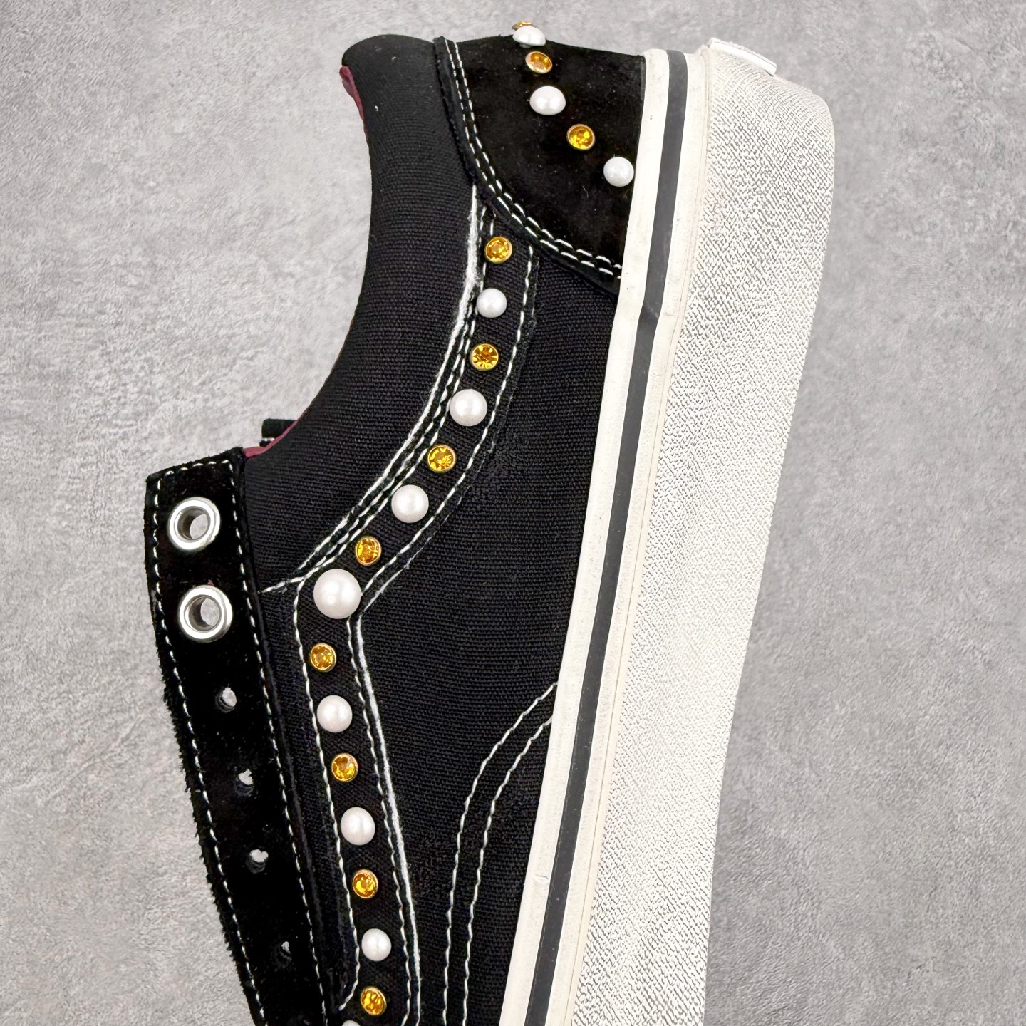 Vans Old Skool 36 Premium Pearlized OTW高端支线 珍珠水钻 做旧复