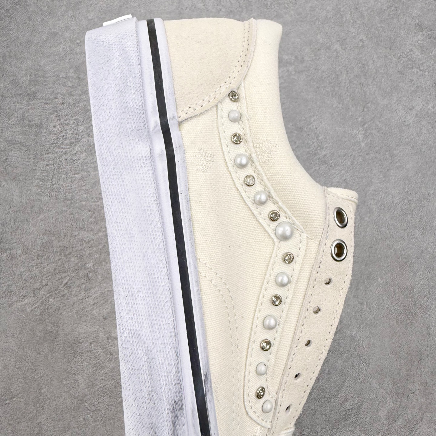 Vans Old Skool 36 Premium Pearlized OTW高端支线 珍珠水钻 做旧复