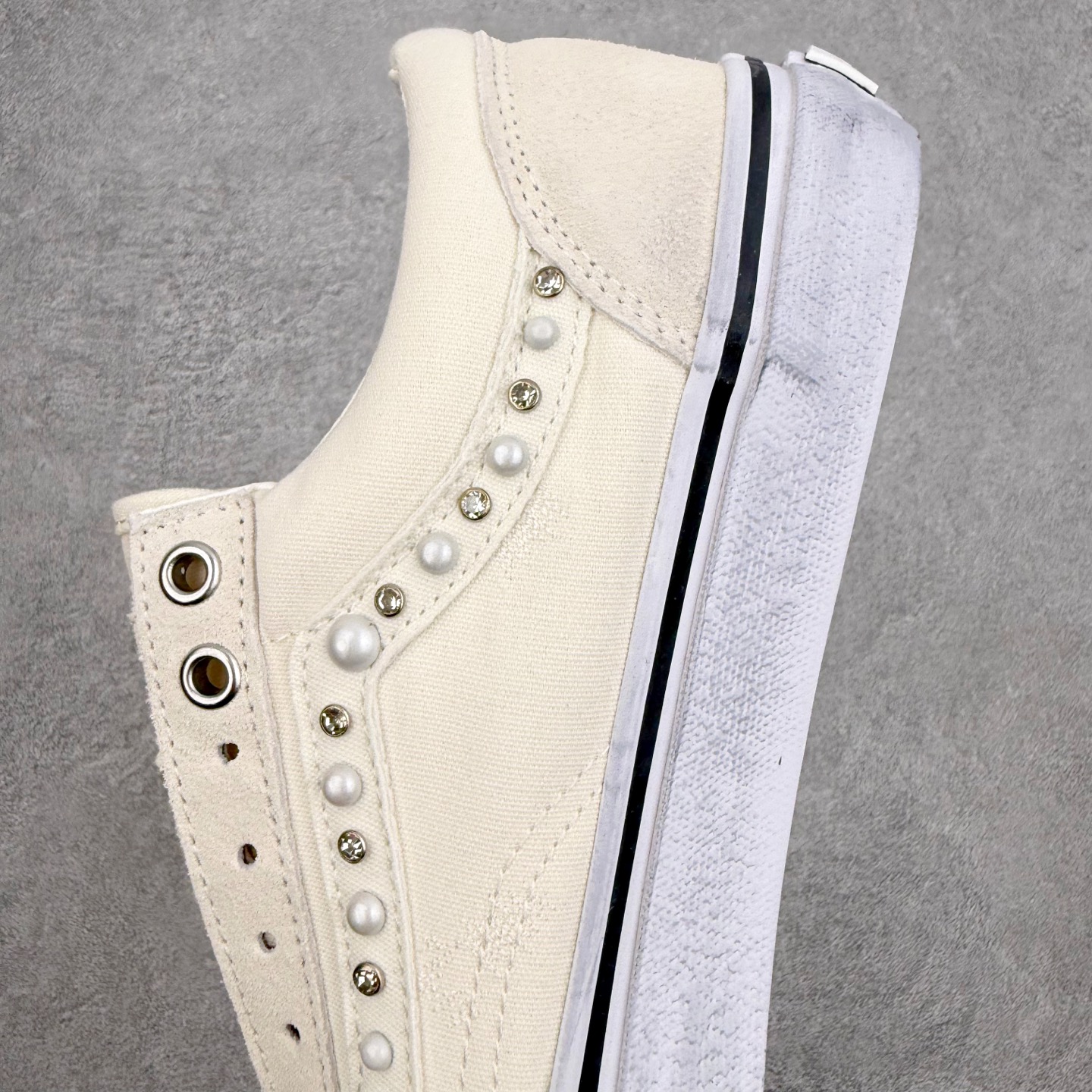 Vans Old Skool 36 Premium Pearlized OTW高端支线 珍珠水钻 做旧复