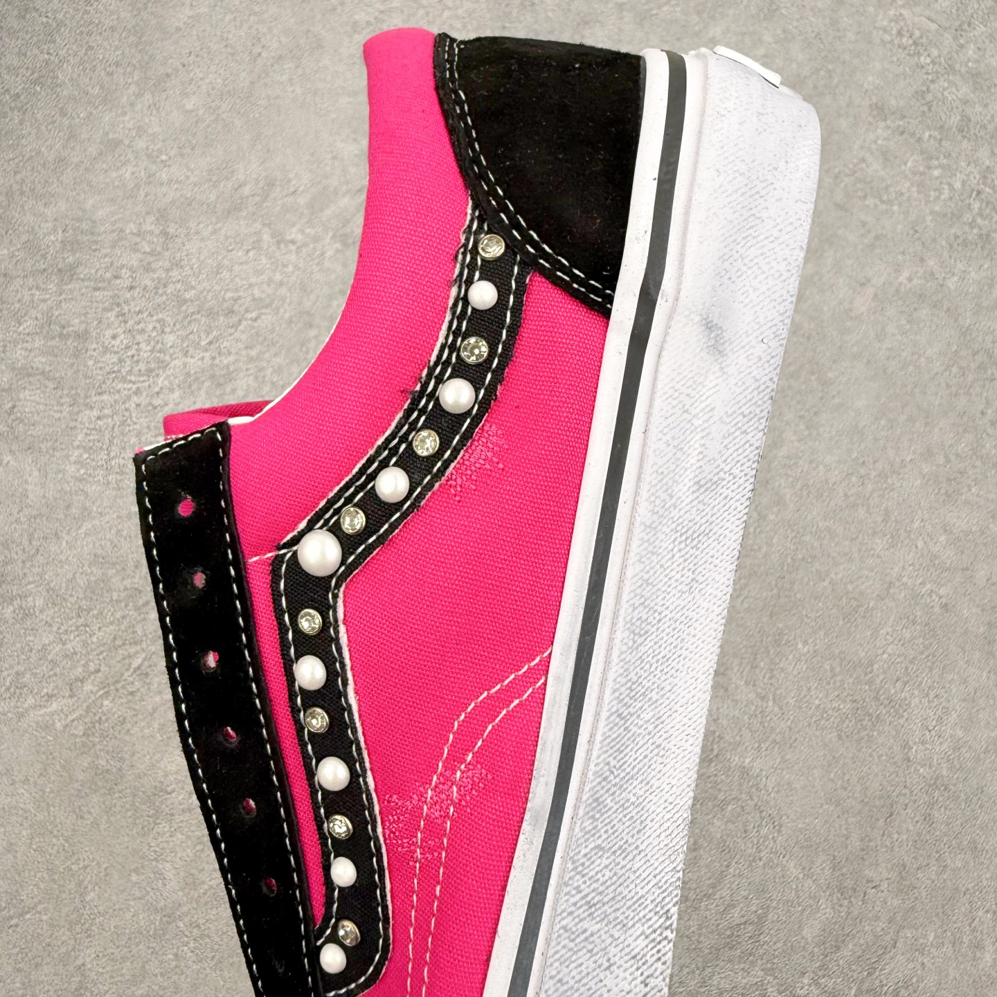 Vans Old Skool 36 Premium Pearlized OTW高端支线 珍珠水钻 做旧复