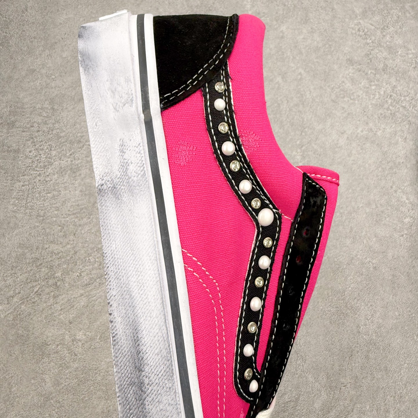 Vans Old Skool 36 Premium Pearlized OTW高端支线 珍珠水钻 做旧复