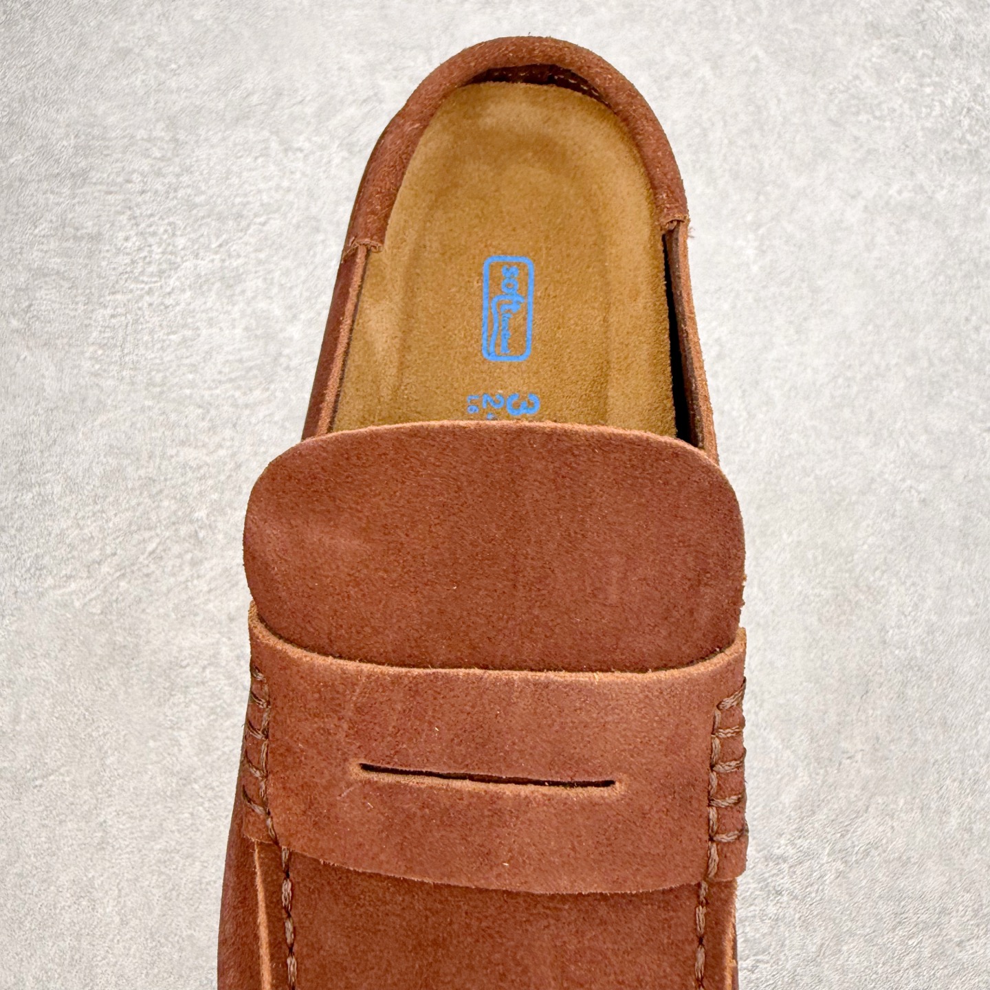 Birkenstock Naples 勃肯绒面舒适圆头百搭增高厚底包头拖鞋男女同款 牛皮绒面革质地柔软 