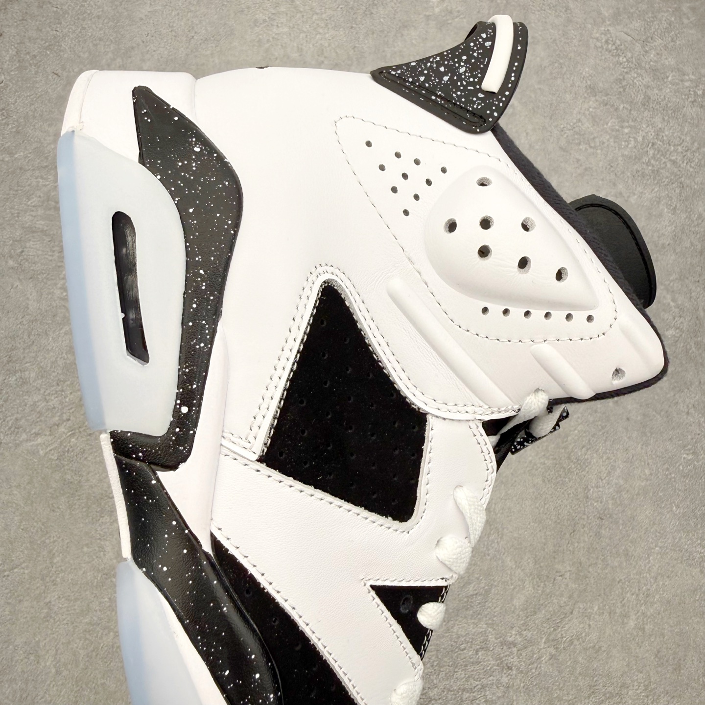＃XP纯原 Air Jordan AJ6 Retro 奥利奥黑白 CT8529-108 原楦原纸板开发 