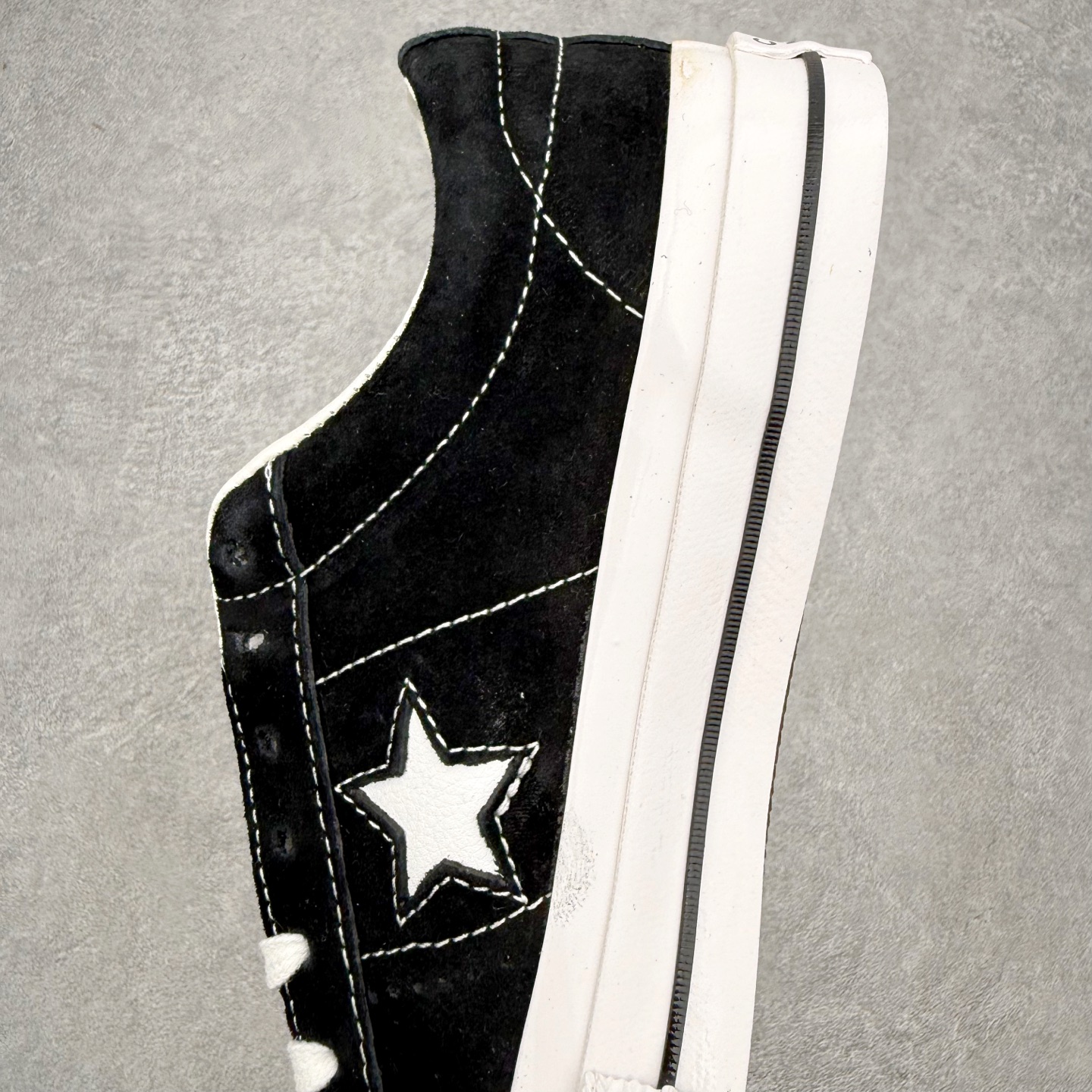 Converse One Star木村一星硫化板鞋日产经典鞋身长绒翻毛皮市面正确硅蓝PU中底原装硫化工艺