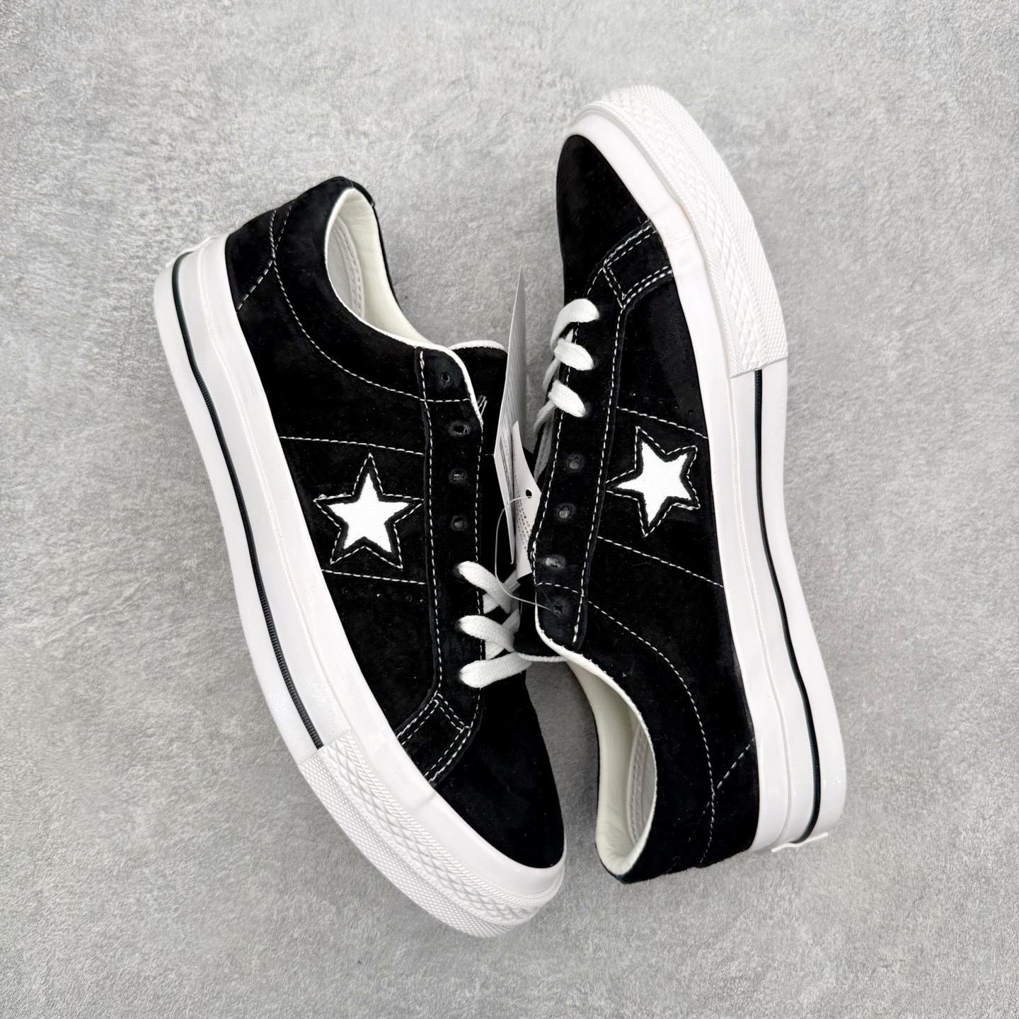 Converse One Star木村一星硫化板鞋日产经典鞋身长绒翻毛皮市面正确硅蓝PU中底原装硫化工艺