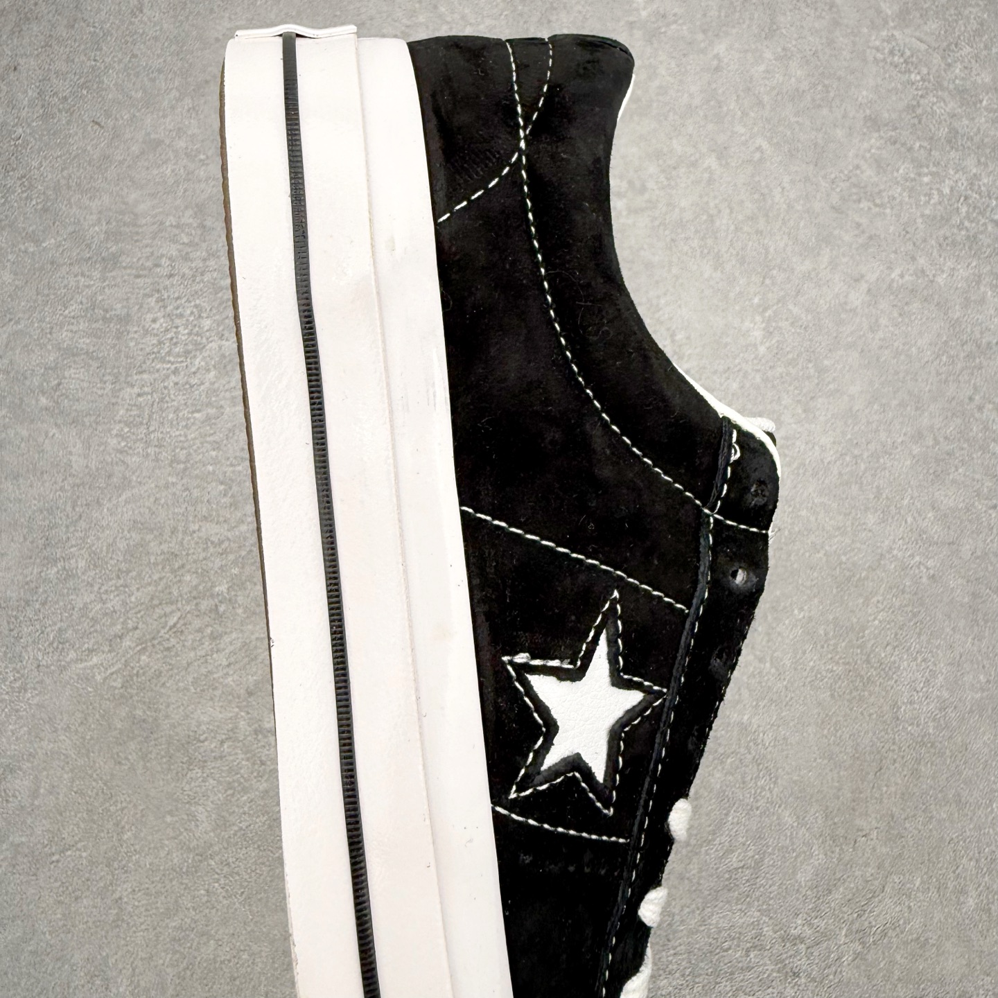 Converse One Star木村一星硫化板鞋日产经典鞋身长绒翻毛皮市面正确硅蓝PU中底原装硫化工艺