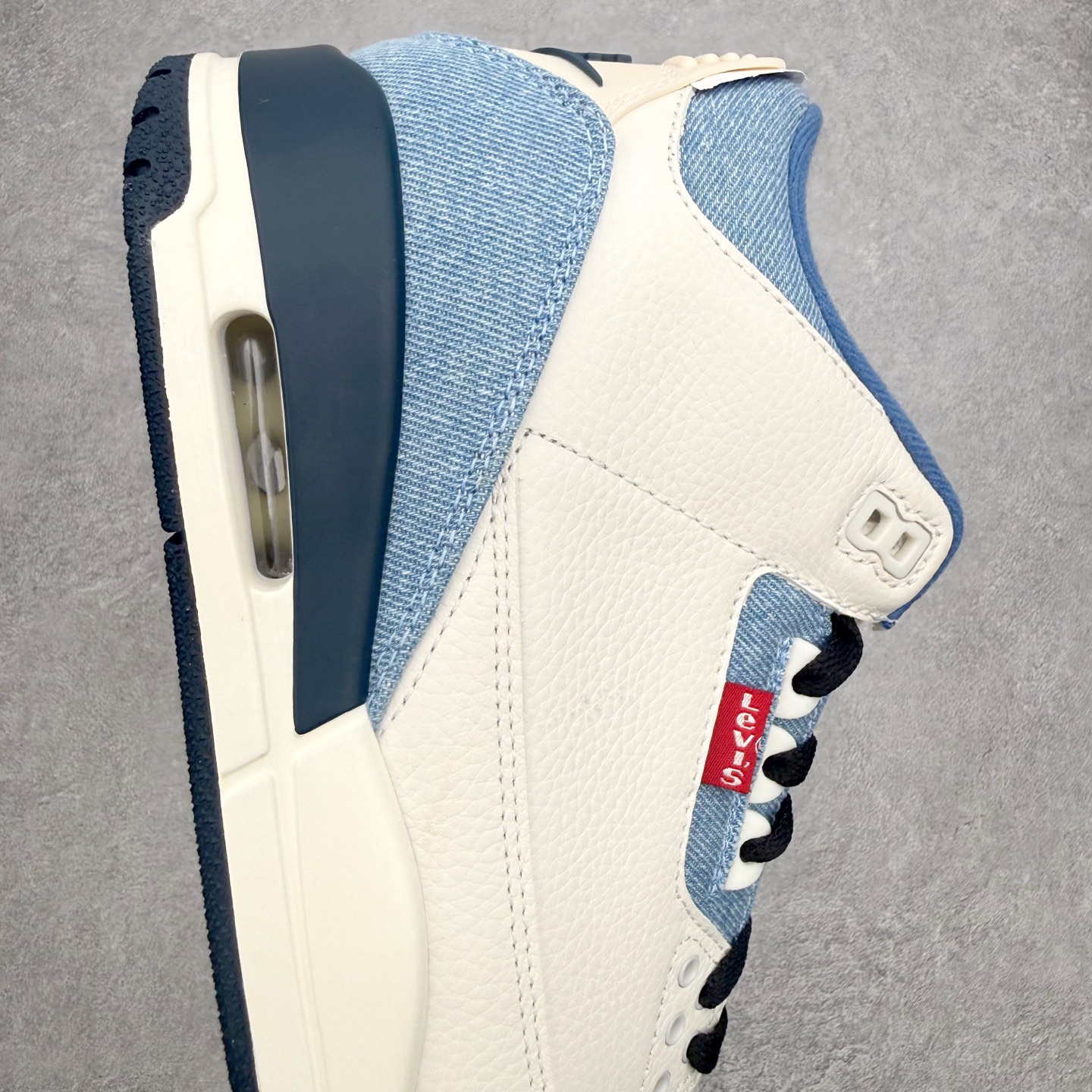 ＃K版纯原 levi’s × Jordan Air Jordan 3 Retro SP 李维斯联名蓝白 