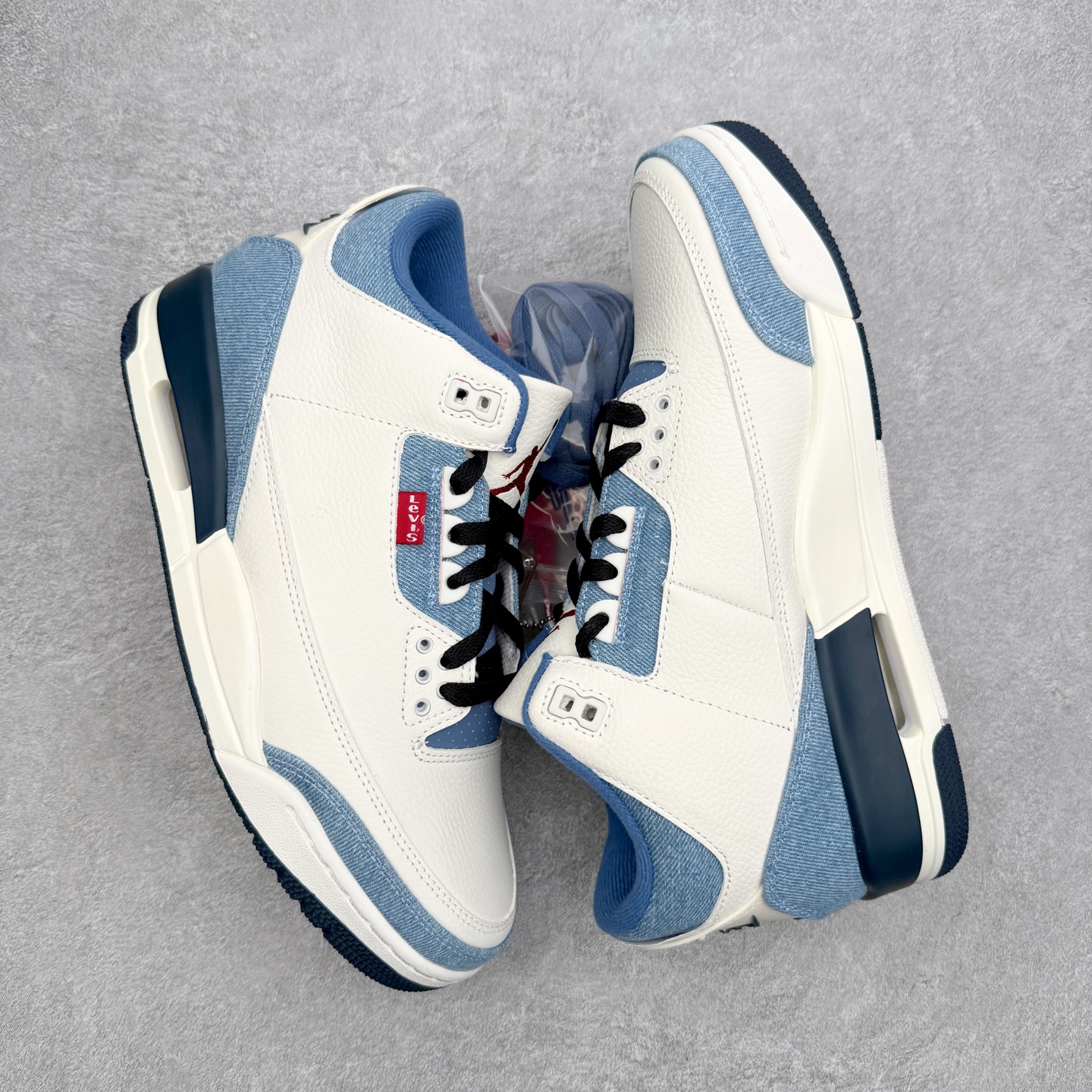 ＃K版纯原 levi’s × Jordan Air Jordan 3 Retro SP 李维斯联名蓝白 