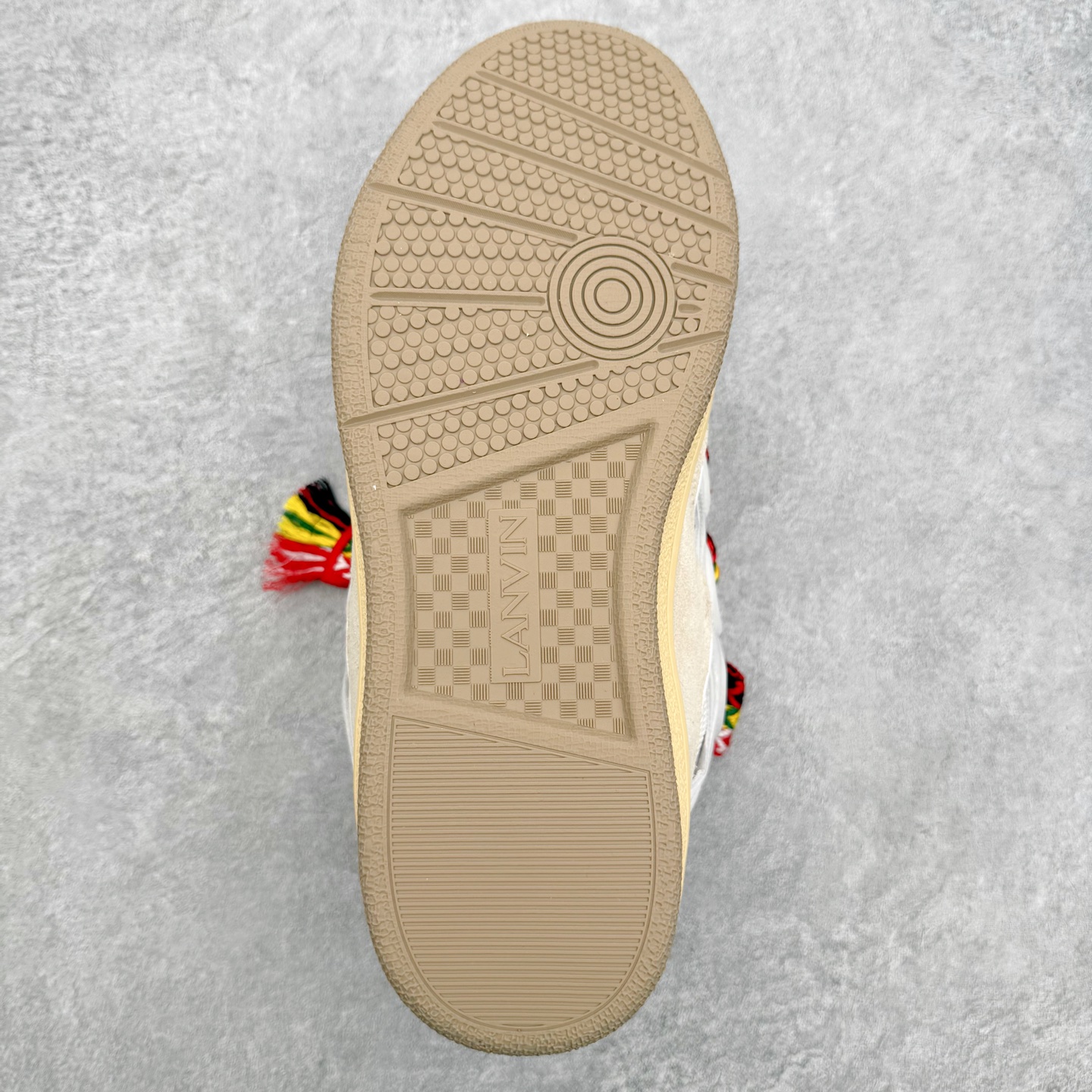 ＃纯原 Lanvin Leather Curb Sneakers 浪凡三代走秀款潮流面包鞋 Leathe