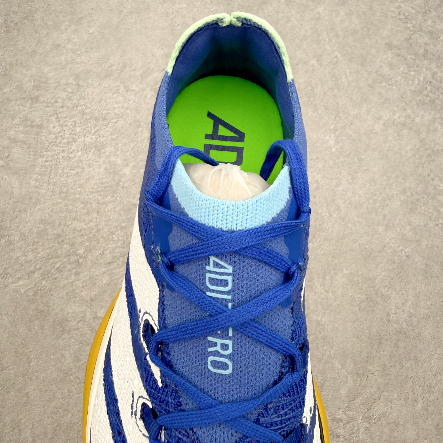 AD Adizero Prime X 3.0 Strung 马拉松舒适织物PU 低帮长跑短跑跑步鞋 男女