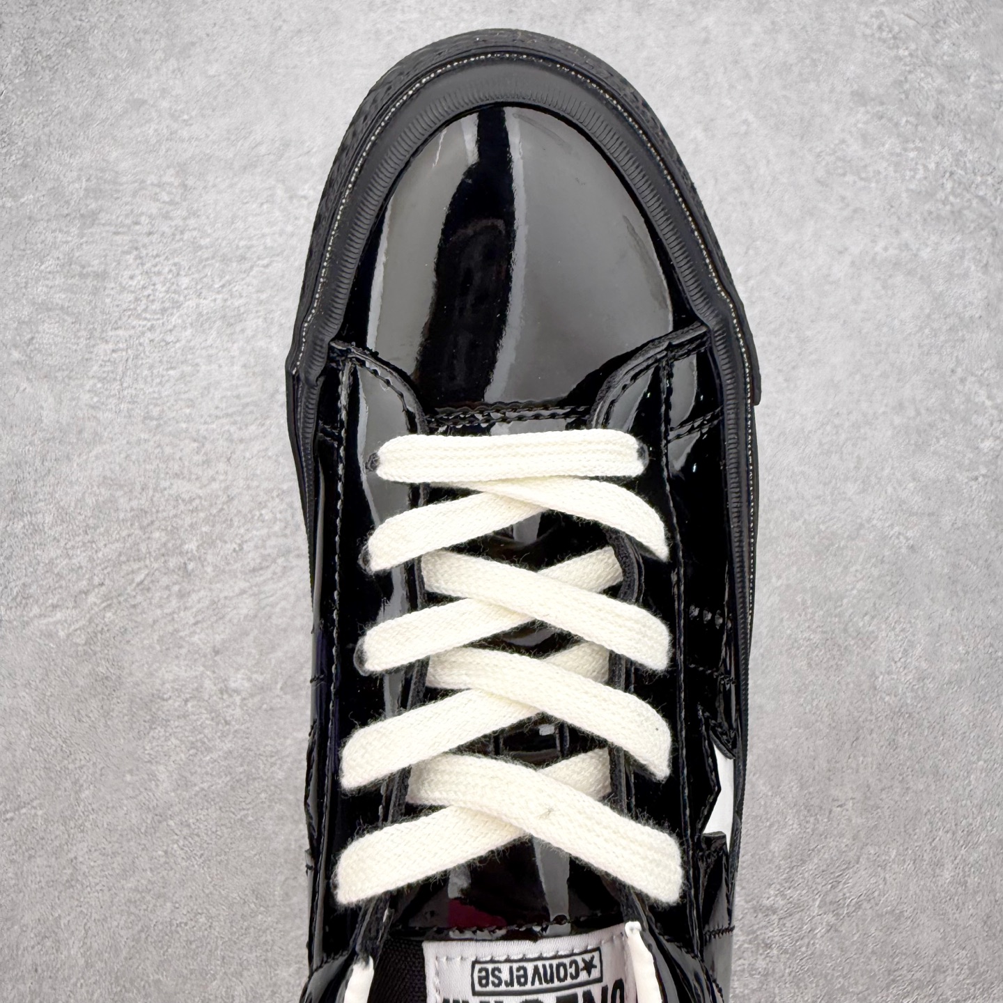 Converse ONE STAR 95匡威亮面漆皮黑武士经典舒适低帮休闲硫化板鞋以经典One Star