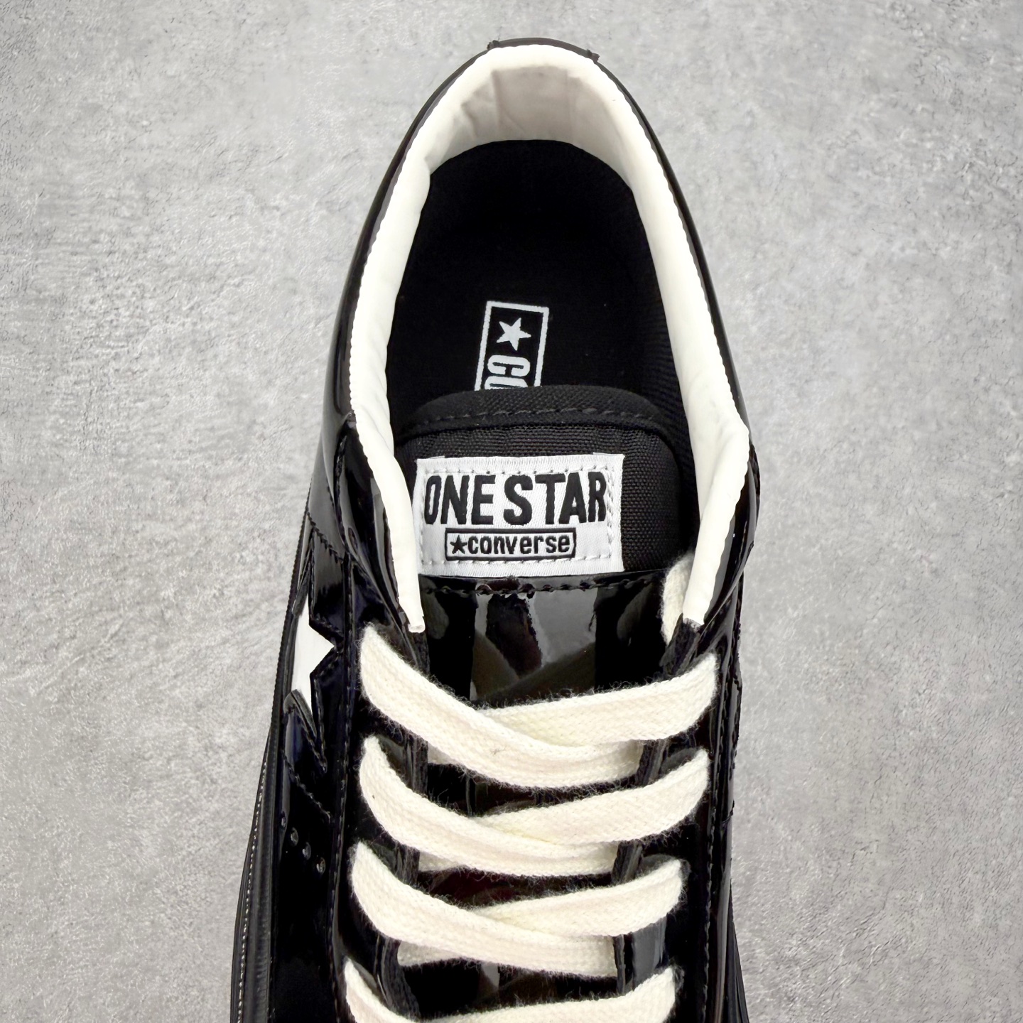 Converse ONE STAR 95匡威亮面漆皮黑武士经典舒适低帮休闲硫化板鞋以经典One Star