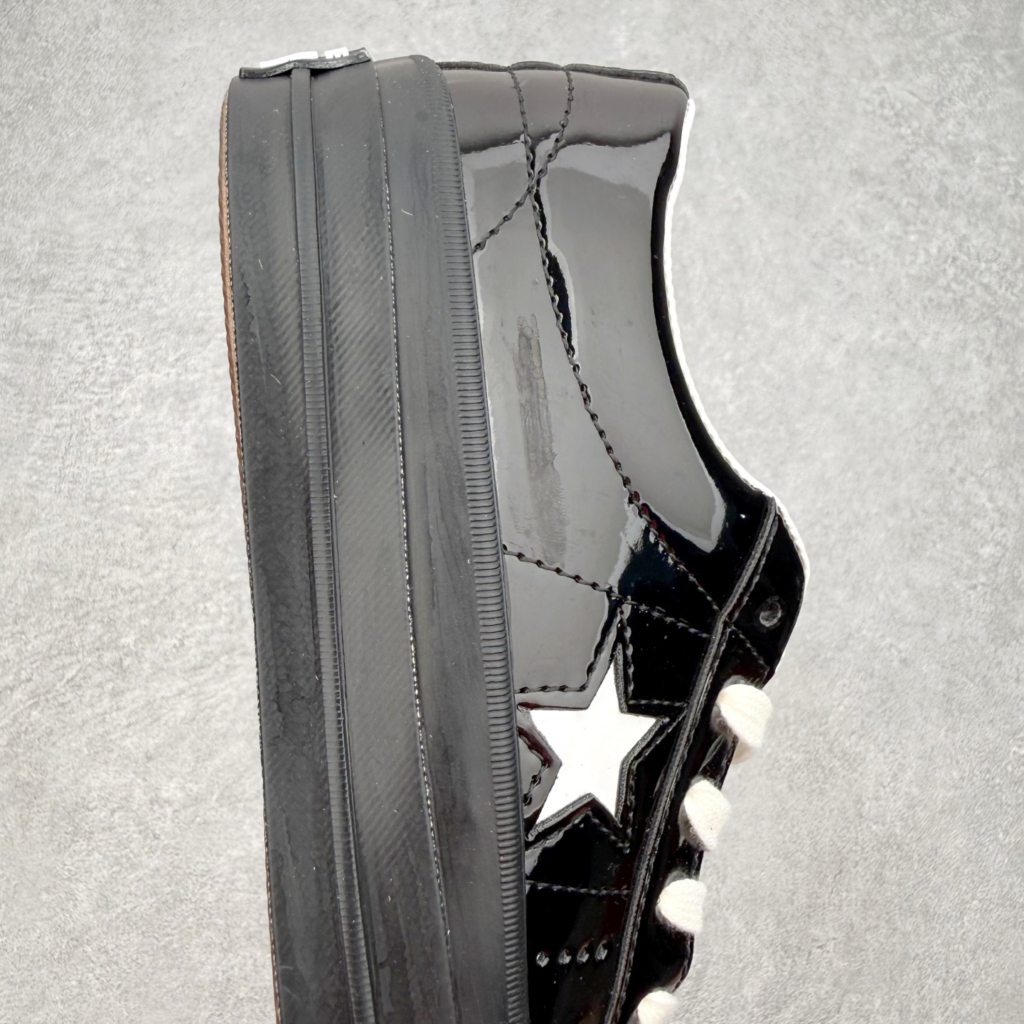 Converse ONE STAR 95匡威亮面漆皮黑武士经典舒适低帮休闲硫化板鞋以经典One Star